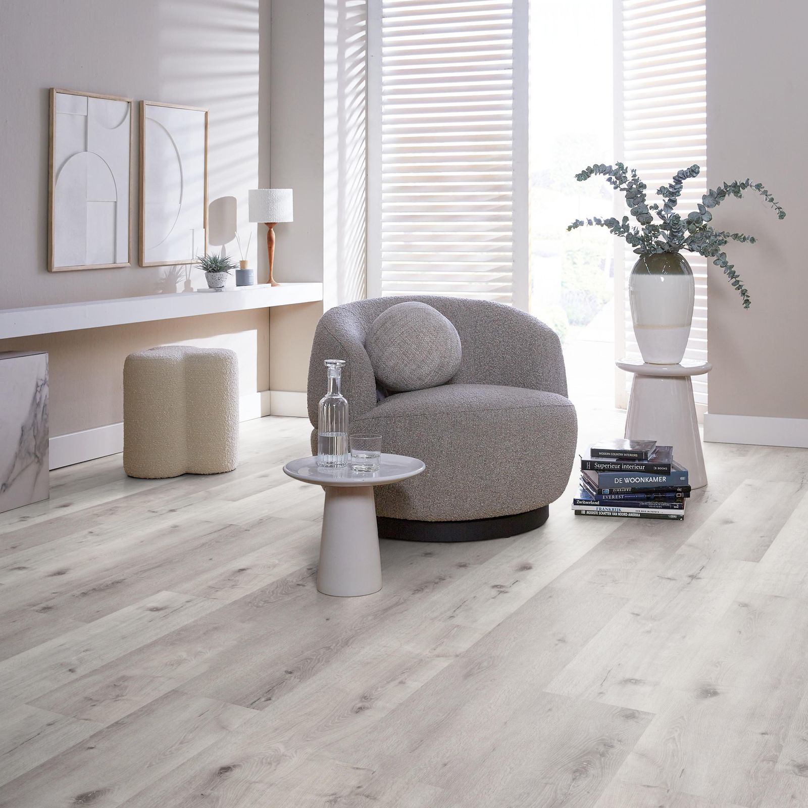 Ambiant Essenzo Click Light Grey - Klik PVC Vloer