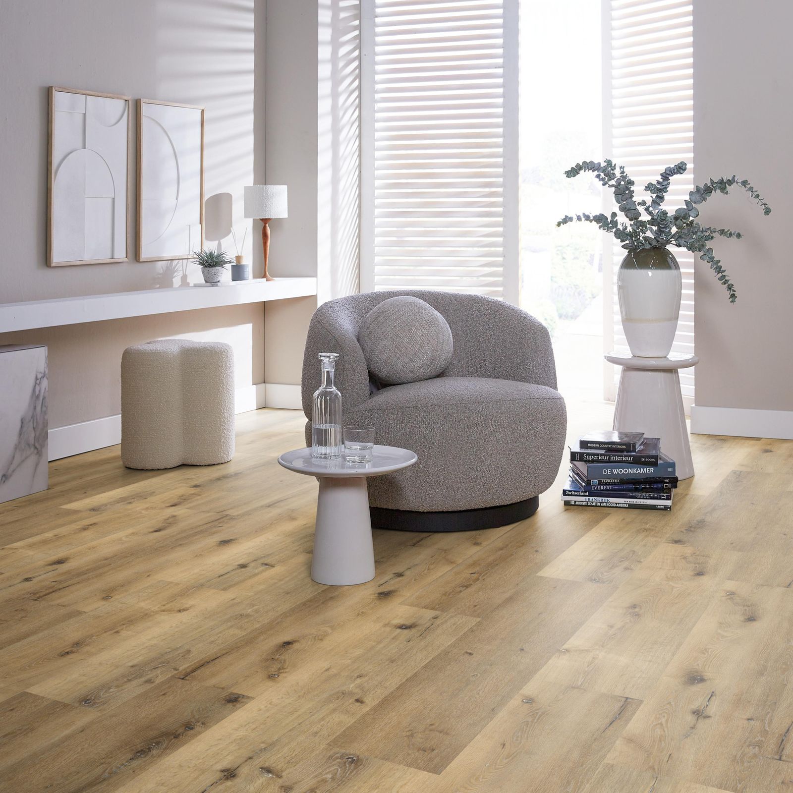 Ambiant Essenzo Dryback Dark Oak - Plak PVC Vloer