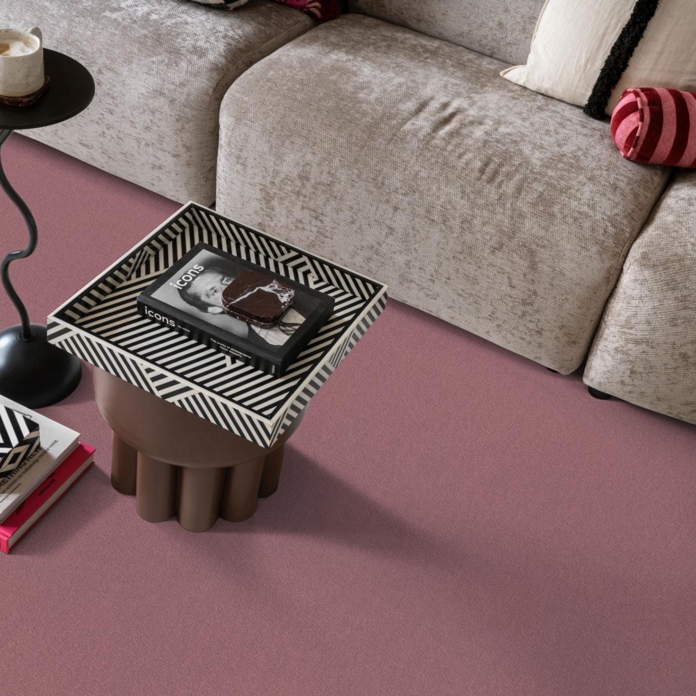 Ambiant Glendale Roze 1100 - Vloerbedekking - Tapijt