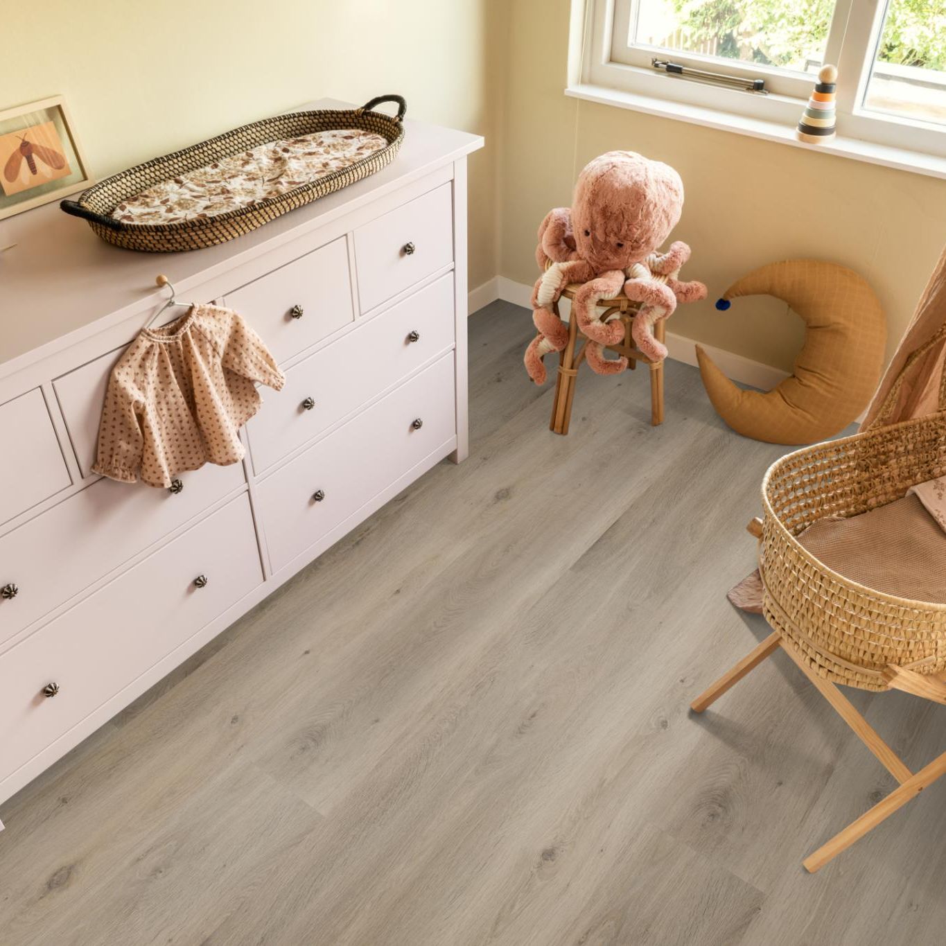 Ambiant Ingelstad Eiken Grijs Beige - Laminaatvloer