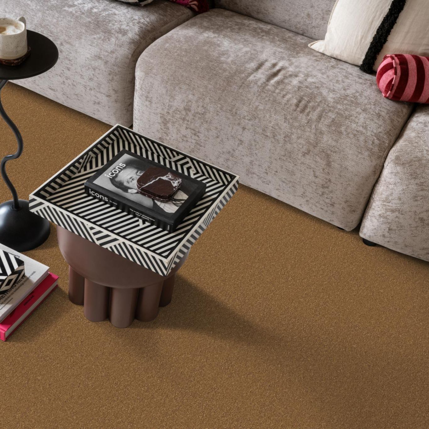 Ambiant Magnifico Goudgeel 0821 - Vloerbedekking - Tapijt