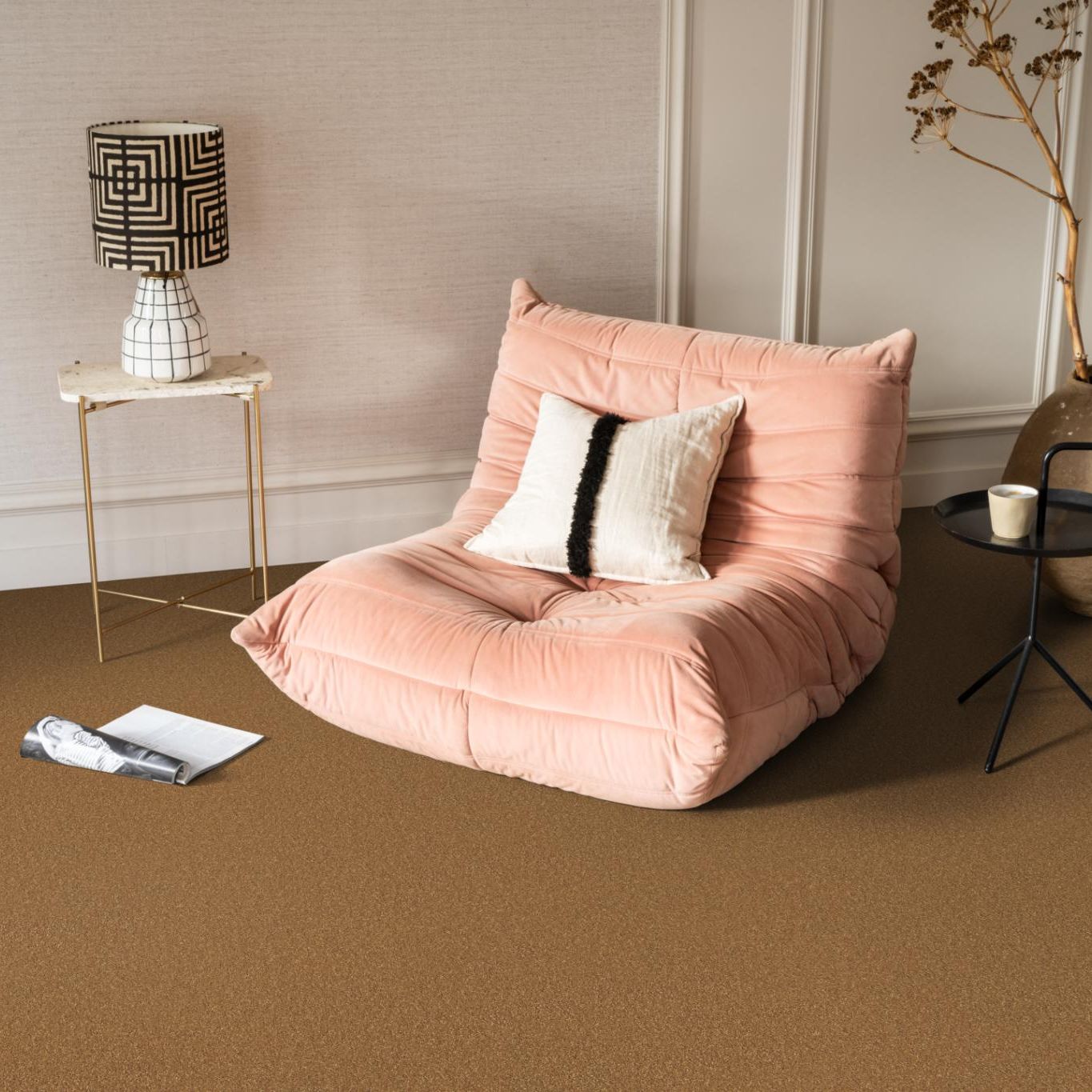 Ambiant Magnifico Goudgeel 0821 - Vloerbedekking - Tapijt