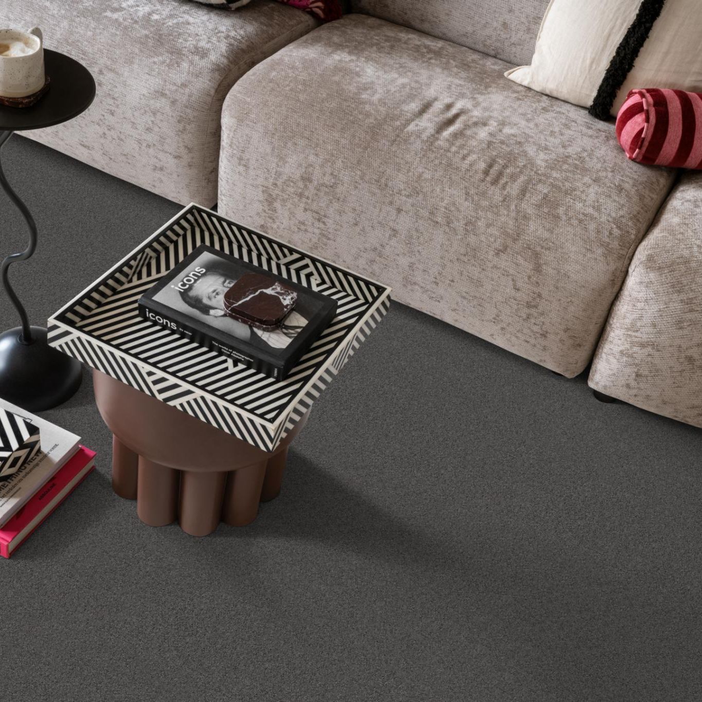 Ambiant Magnifico Grafiet 0180 - Vloerbedekking - Tapijt