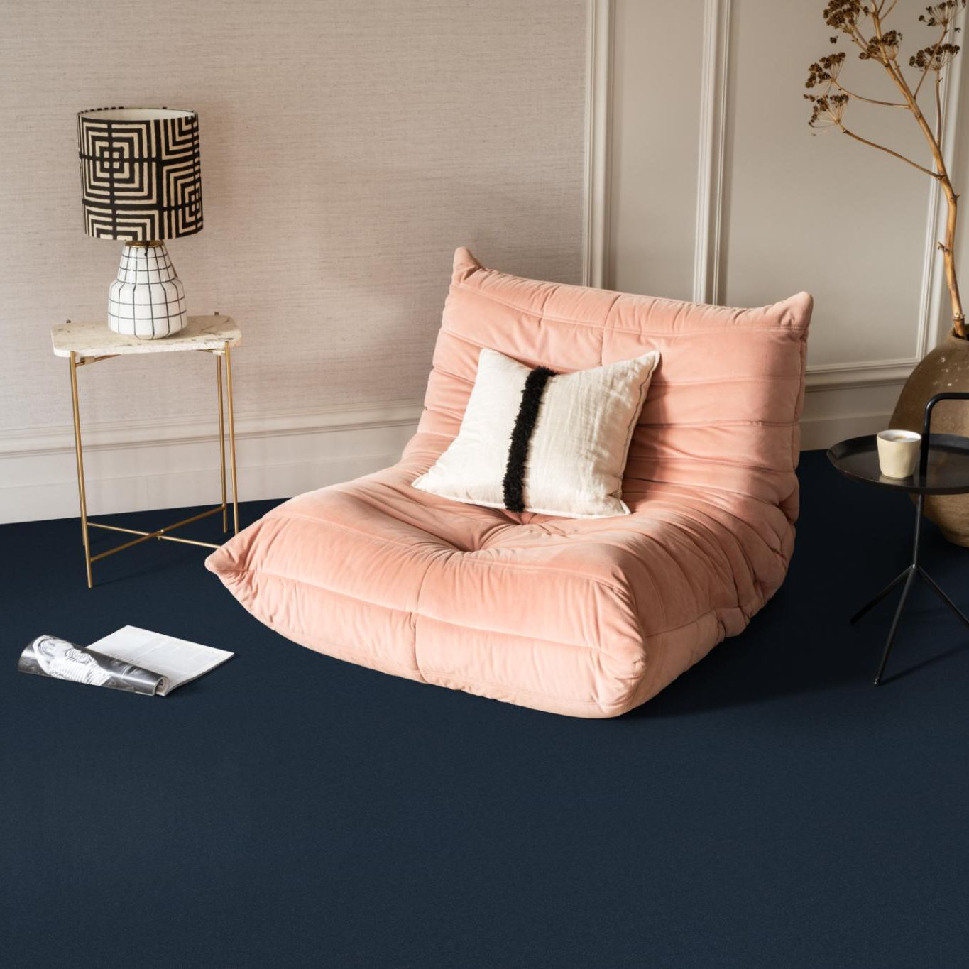 Ambiant Megapool Blauw 0700 - Vloerbedekking - Tapijt