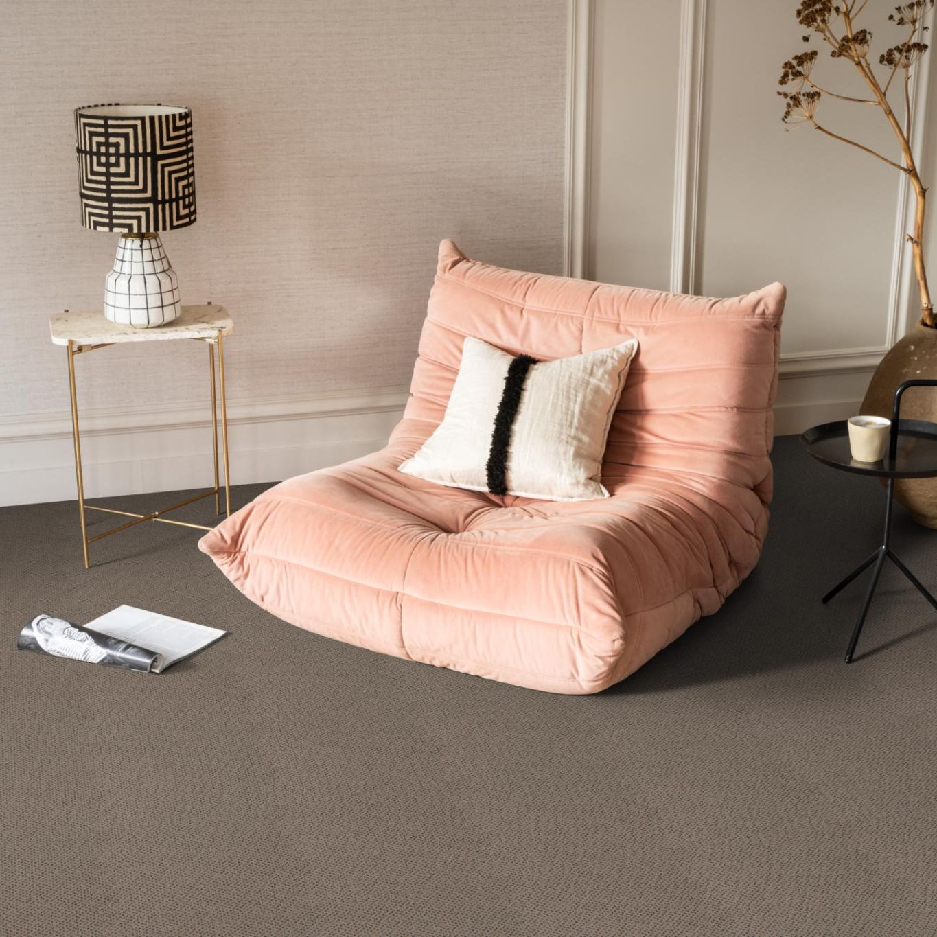 Ambiant Megapool Grijsbeige 0195 - Vloerbedekking - Tapijt