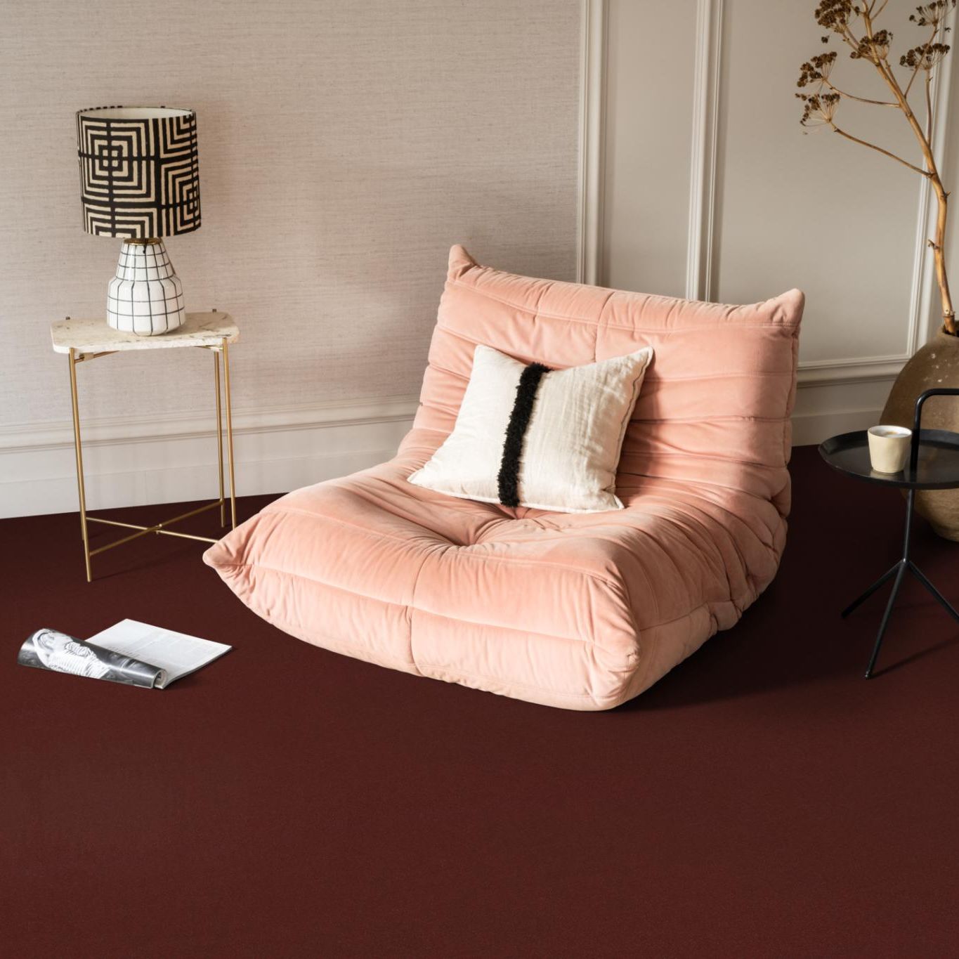 Ambiant Megapool Rood 1000 - Vloerbedekking - Tapijt