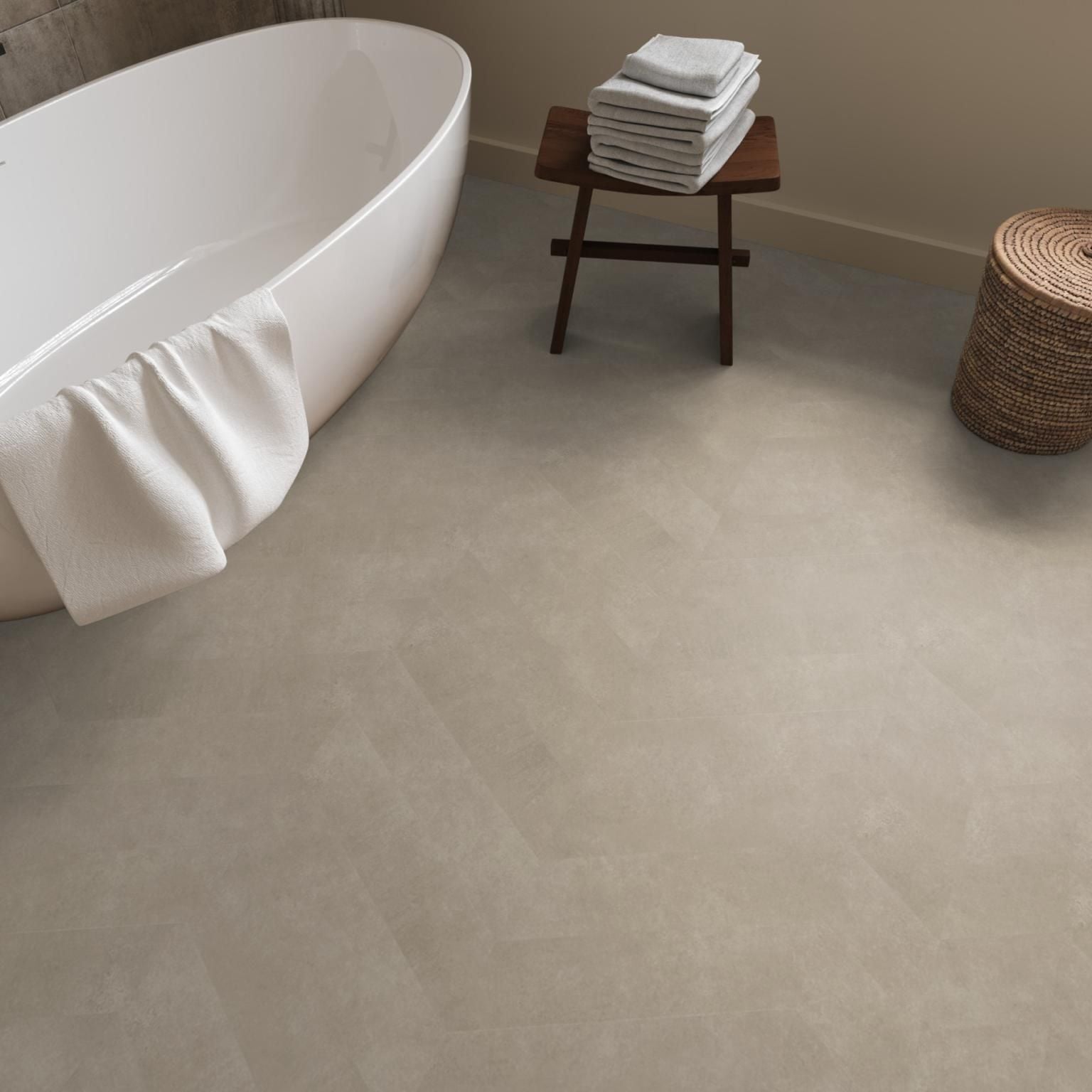 Ambiant Noble Dryback Hongaarse Punt Sand - Plak PVC Vloer
