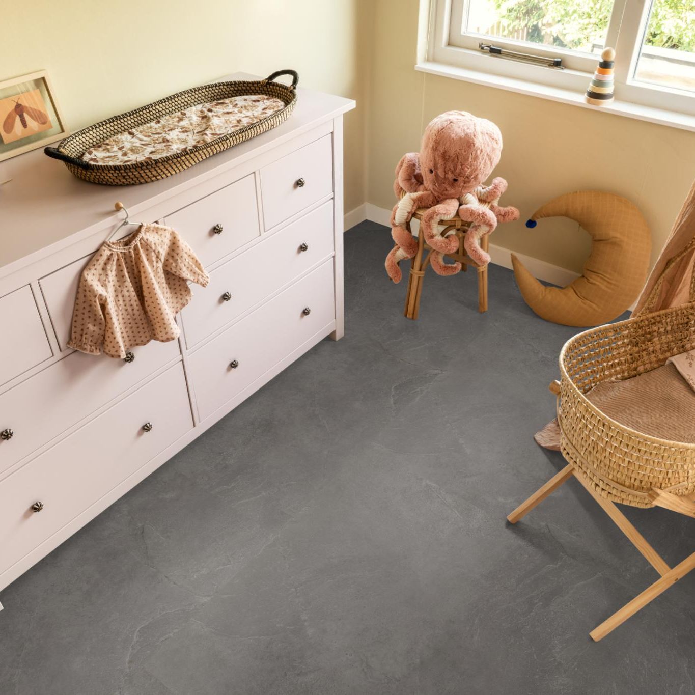 Ambiant Noveno Click Dark Grey - Klik PVC Vloer