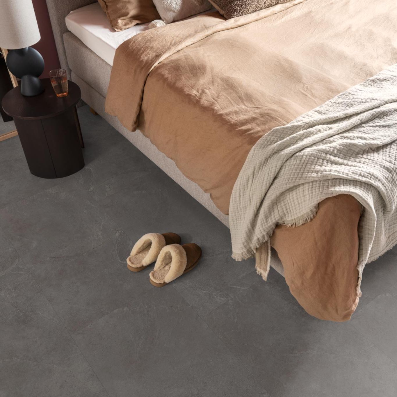 Ambiant Noveno Dryback Dark Grey - Plak PVC Vloer
