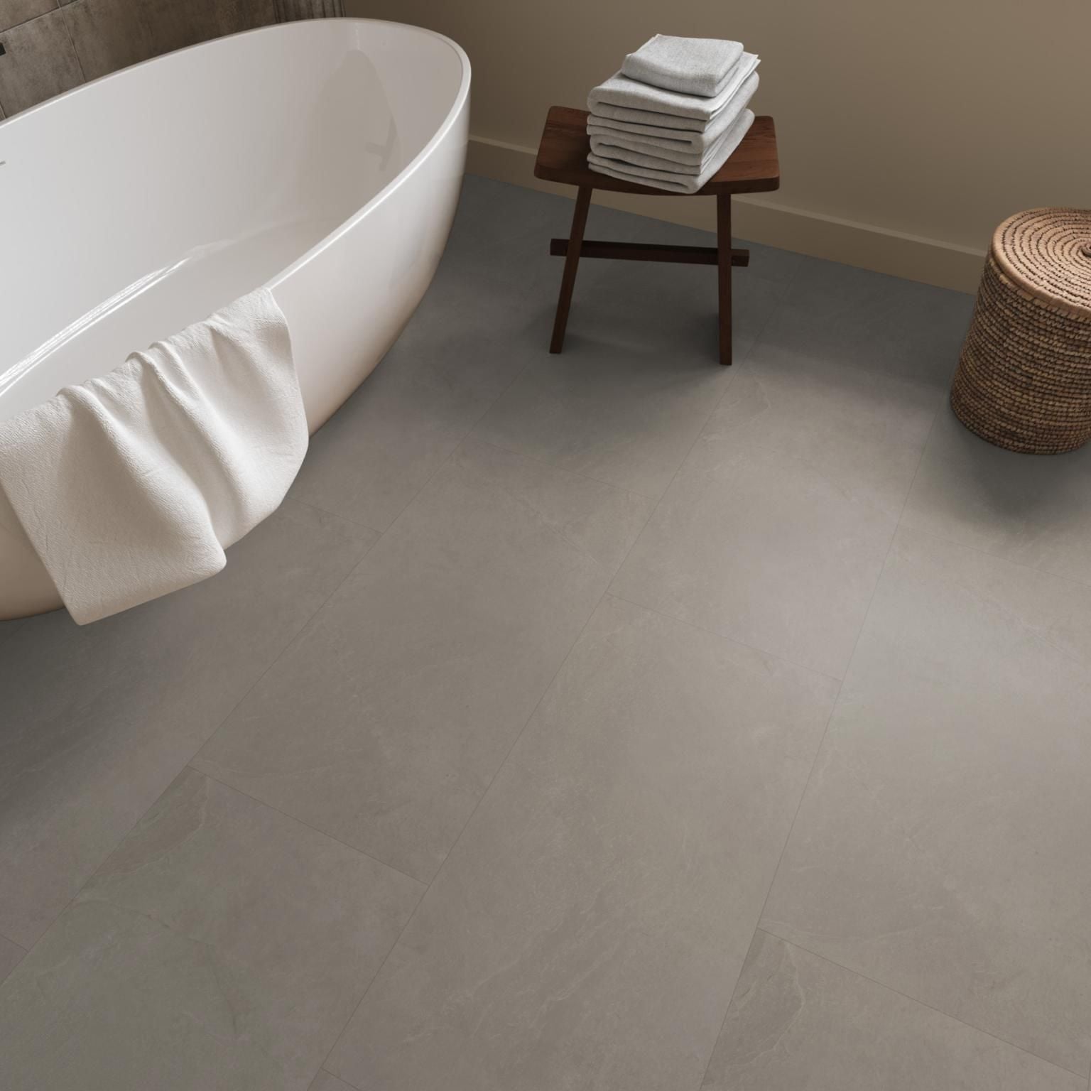 Ambiant Noveno Dryback Warm Grey - Plak PVC Vloer