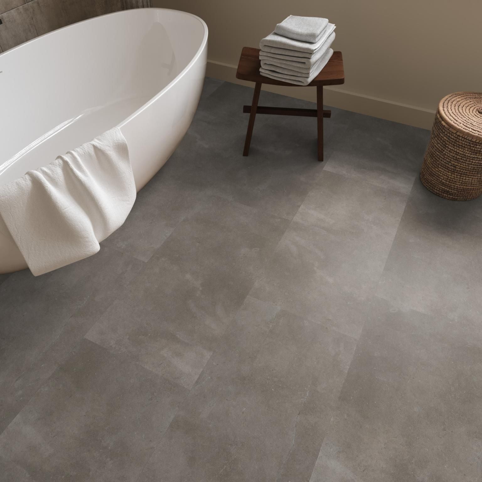 Ambiant Piazzo Dryback Warm Grey - Plak PVC Vloer