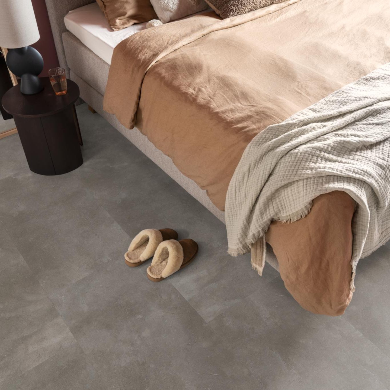 Ambiant Piazzo Dryback Warm Grey - Plak PVC Vloer