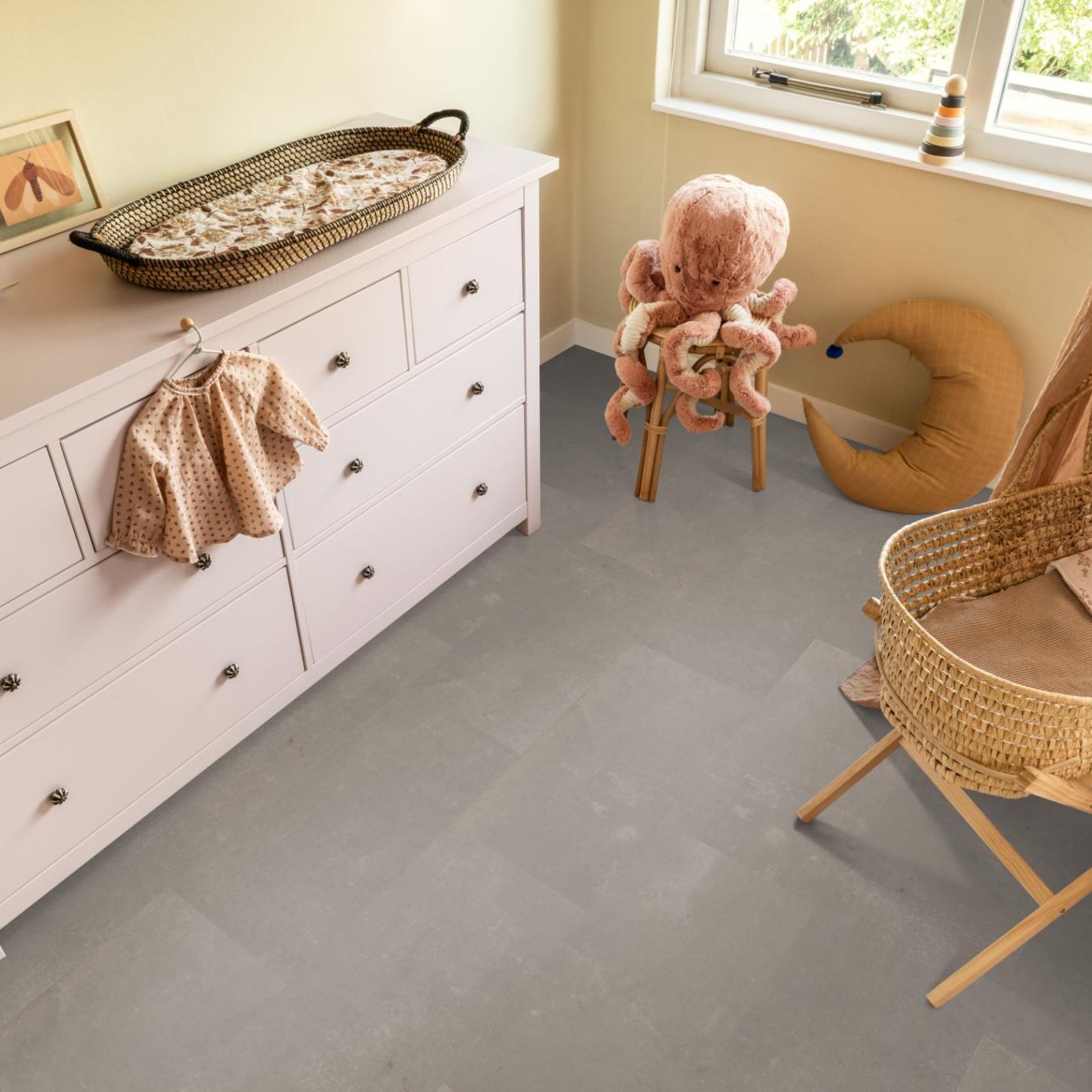 Ambiant Piero Dryback Taupe - Plak PVC Vloer