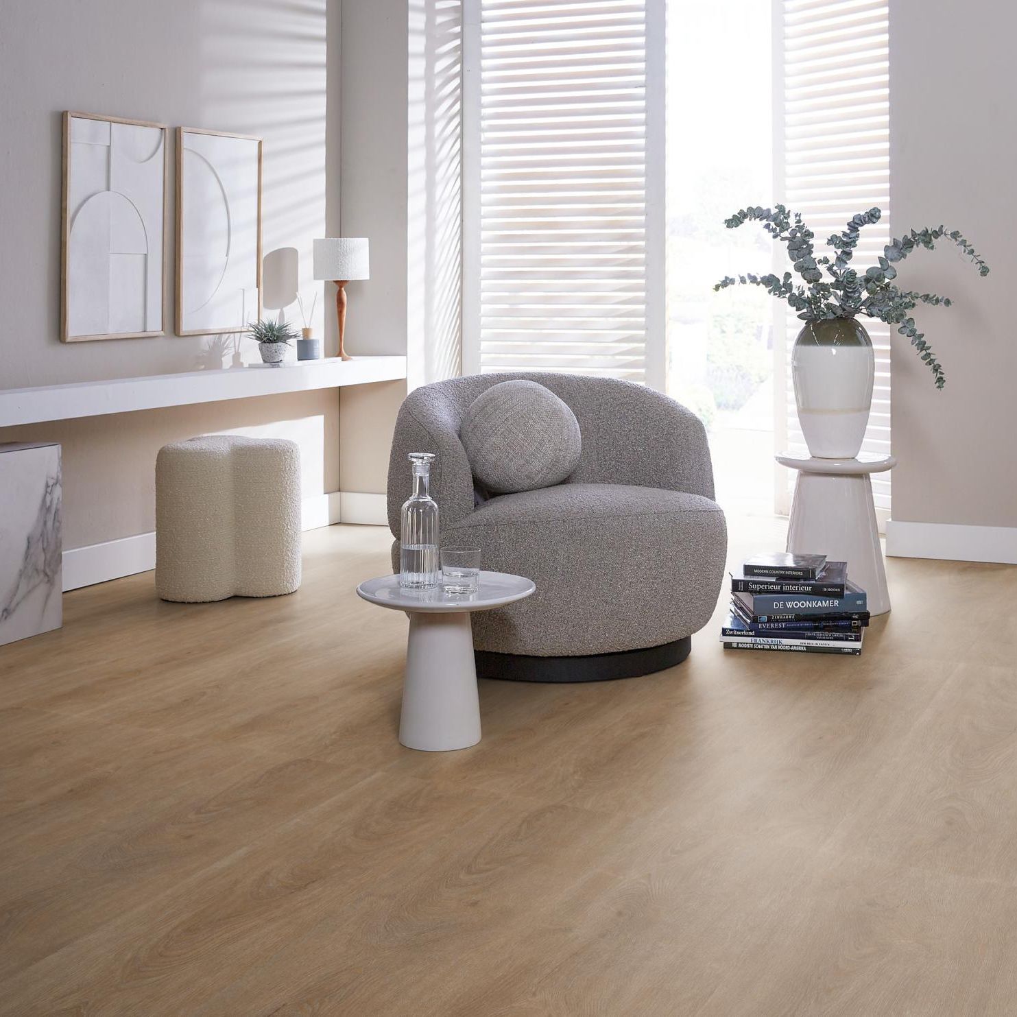 Ambiant Robusto Dryback Dark Oak - Plak PVC Vloer