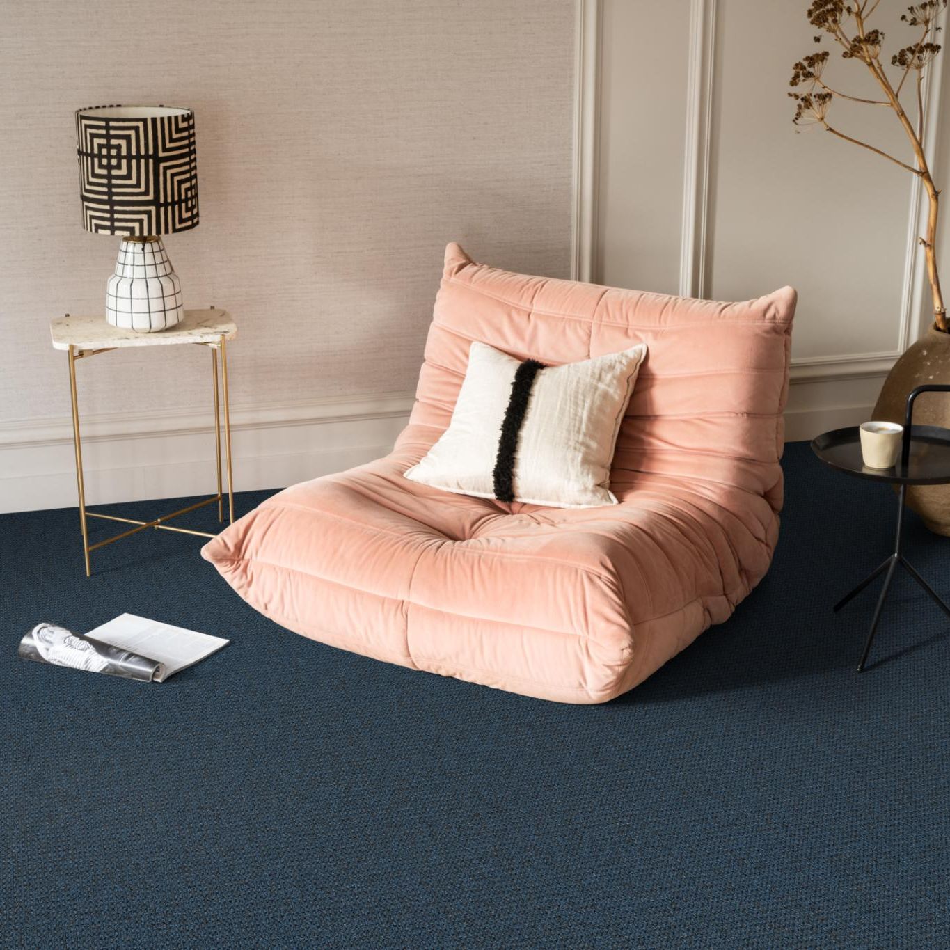 Ambiant Sacramento Donkerblauw 0715 - Vloerbedekking - Tapijt