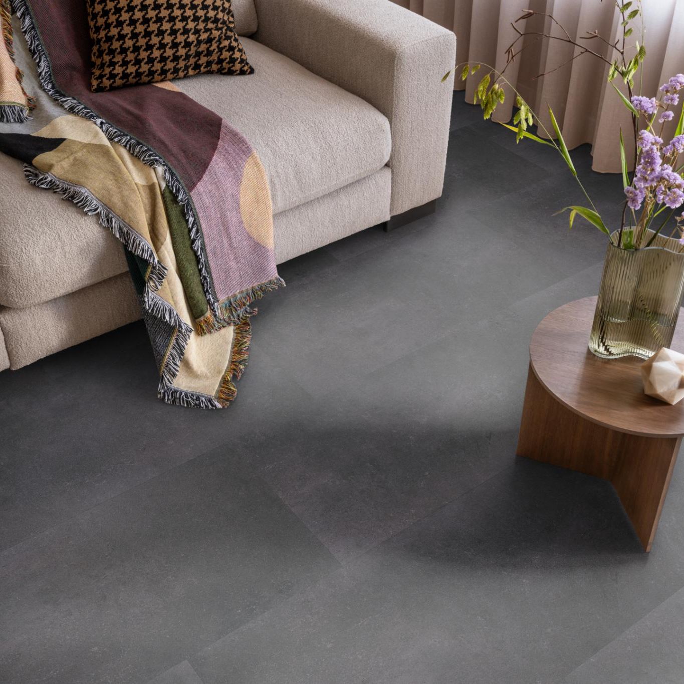 Ambiant Sarino Click Anthracite - Klik PVC Vloer