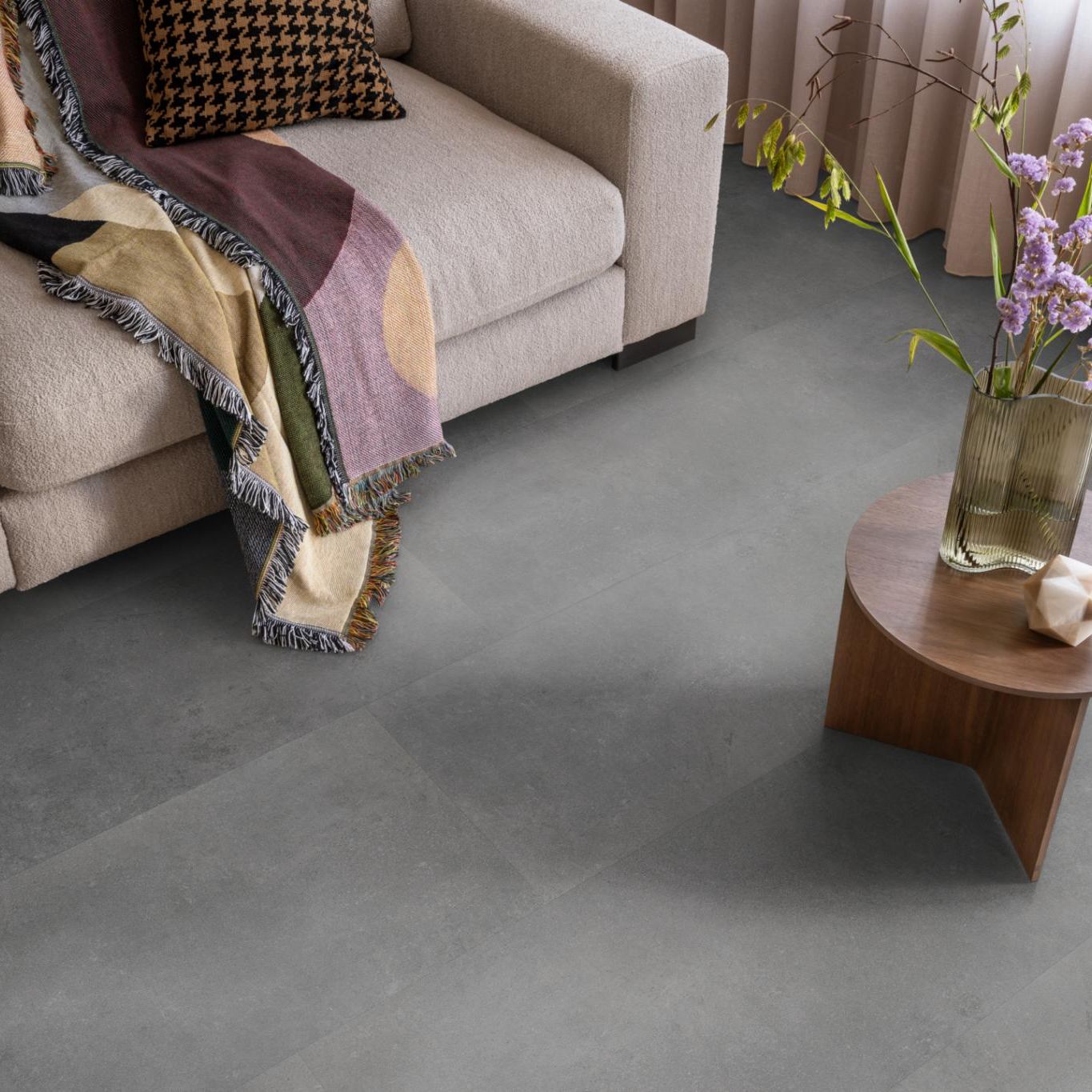 Ambiant Sarino Click Dark Grey - Klik PVC Vloer
