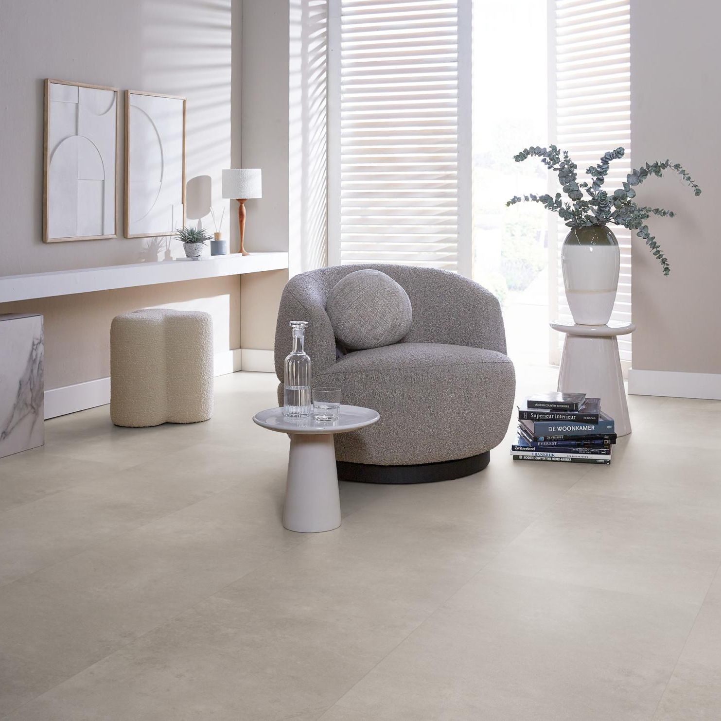 Ambiant Sarino Click Light Grey - Klik PVC Vloer