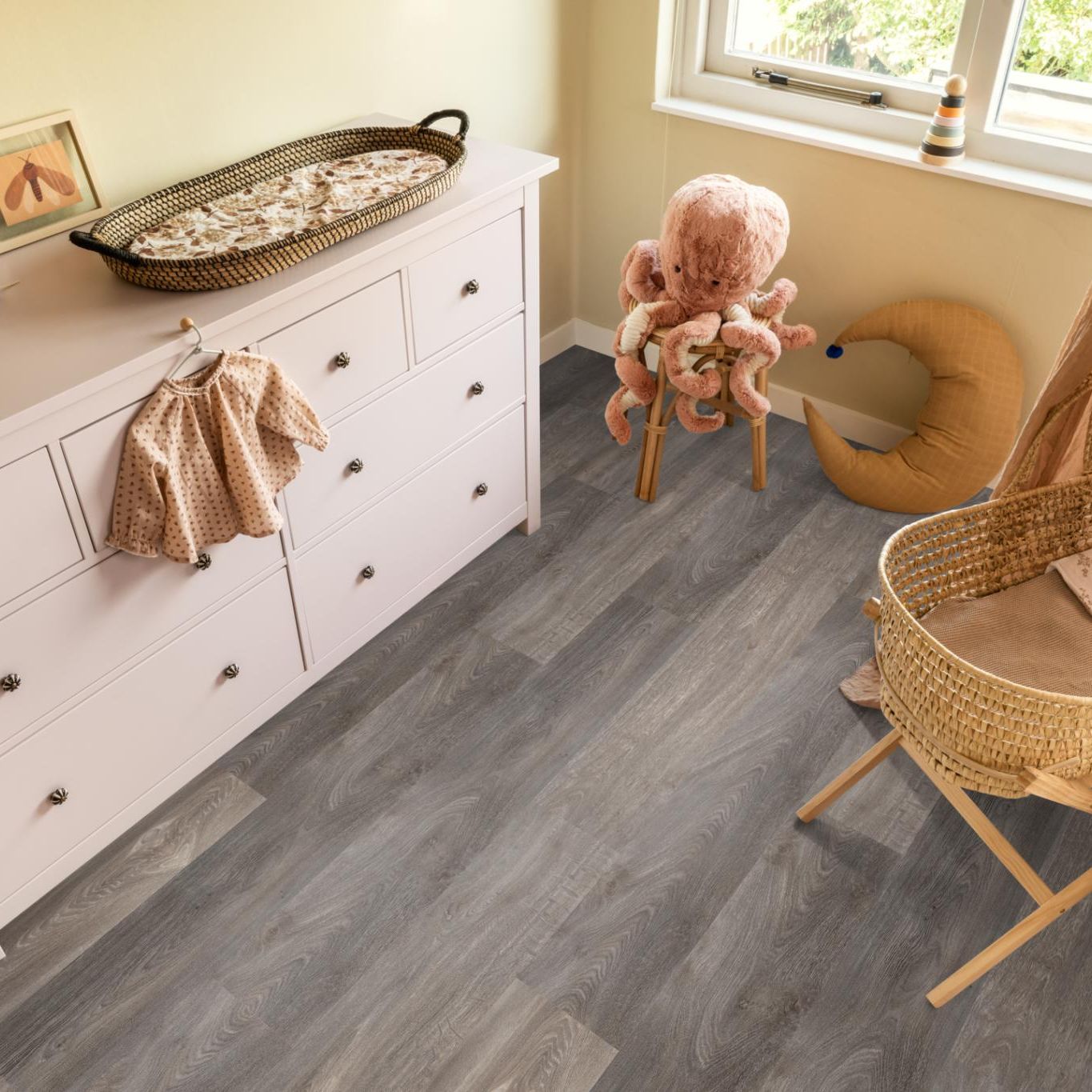 Ambiant Siravo 6053 Donkergrijs Eiken - Vinyl