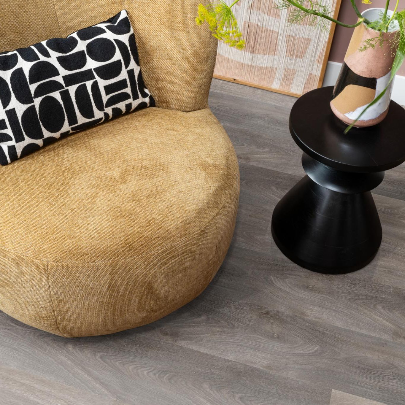 Ambiant Siravo 6053 Donkergrijs Eiken - Vinyl