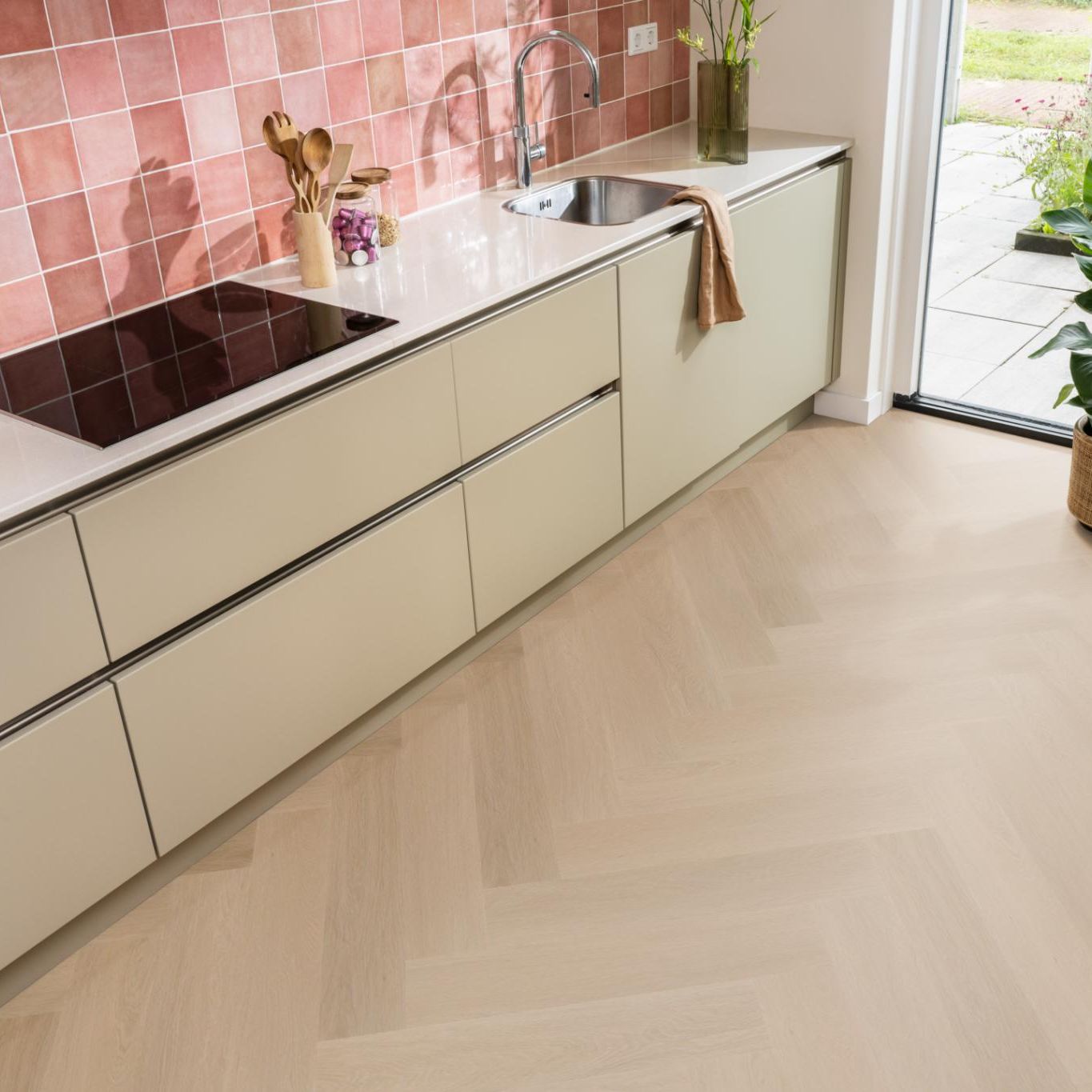 Ambiant Spigato Estino Visgraat Click Dark Oak - Klik PVC Vloer