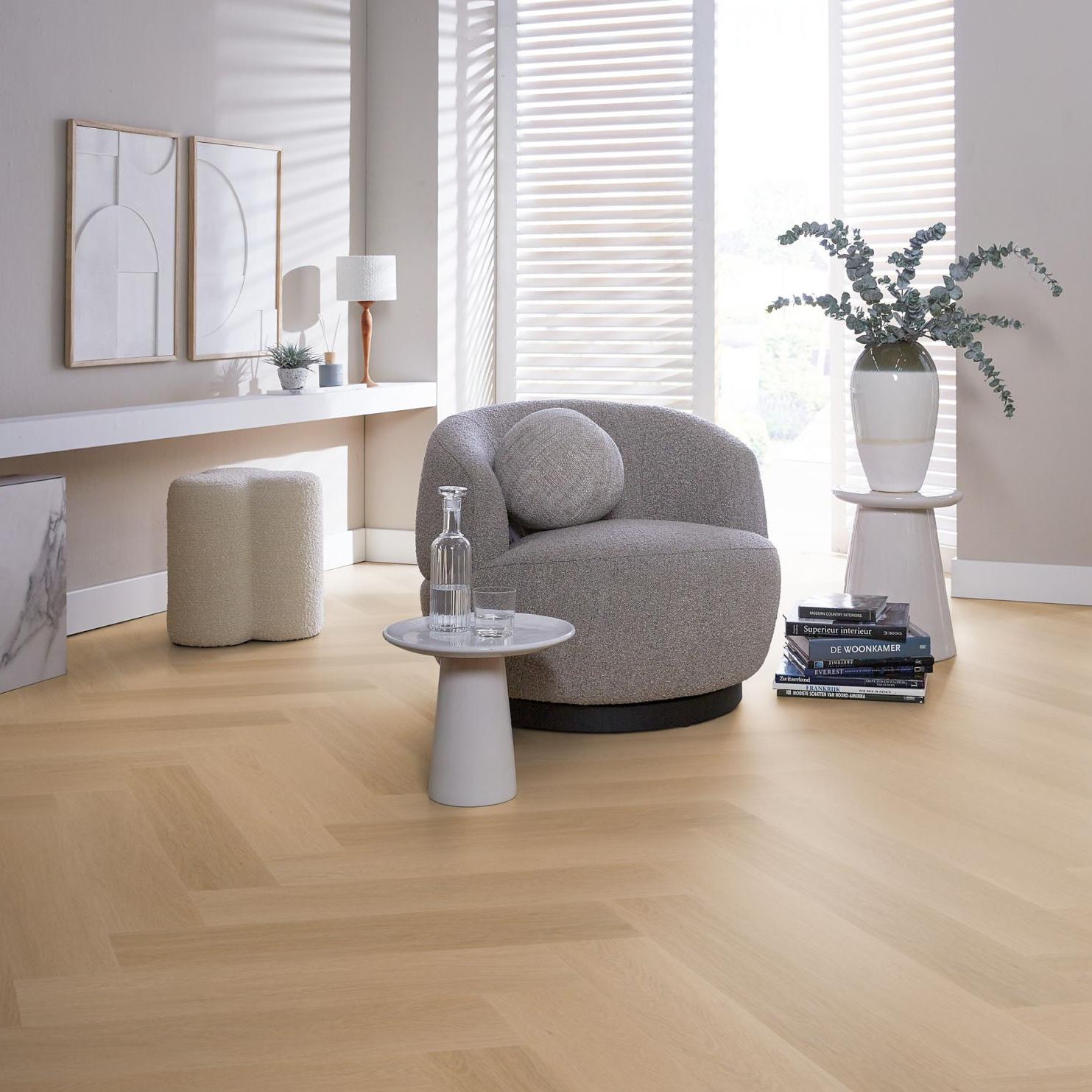 Ambiant Spigato Estino Visgraat Click Dark Oak - Klik PVC Vloer