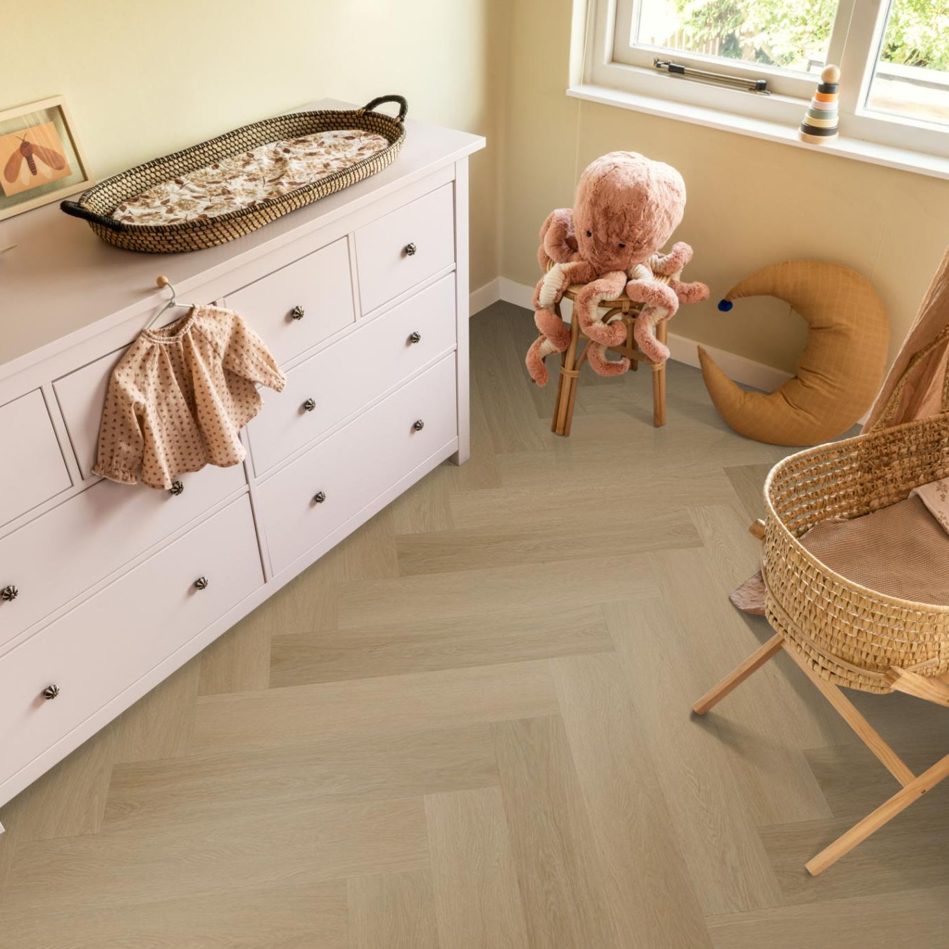 Ambiant Spigato Estino Visgraat Click Warm Oak - Klik PVC Vloer
