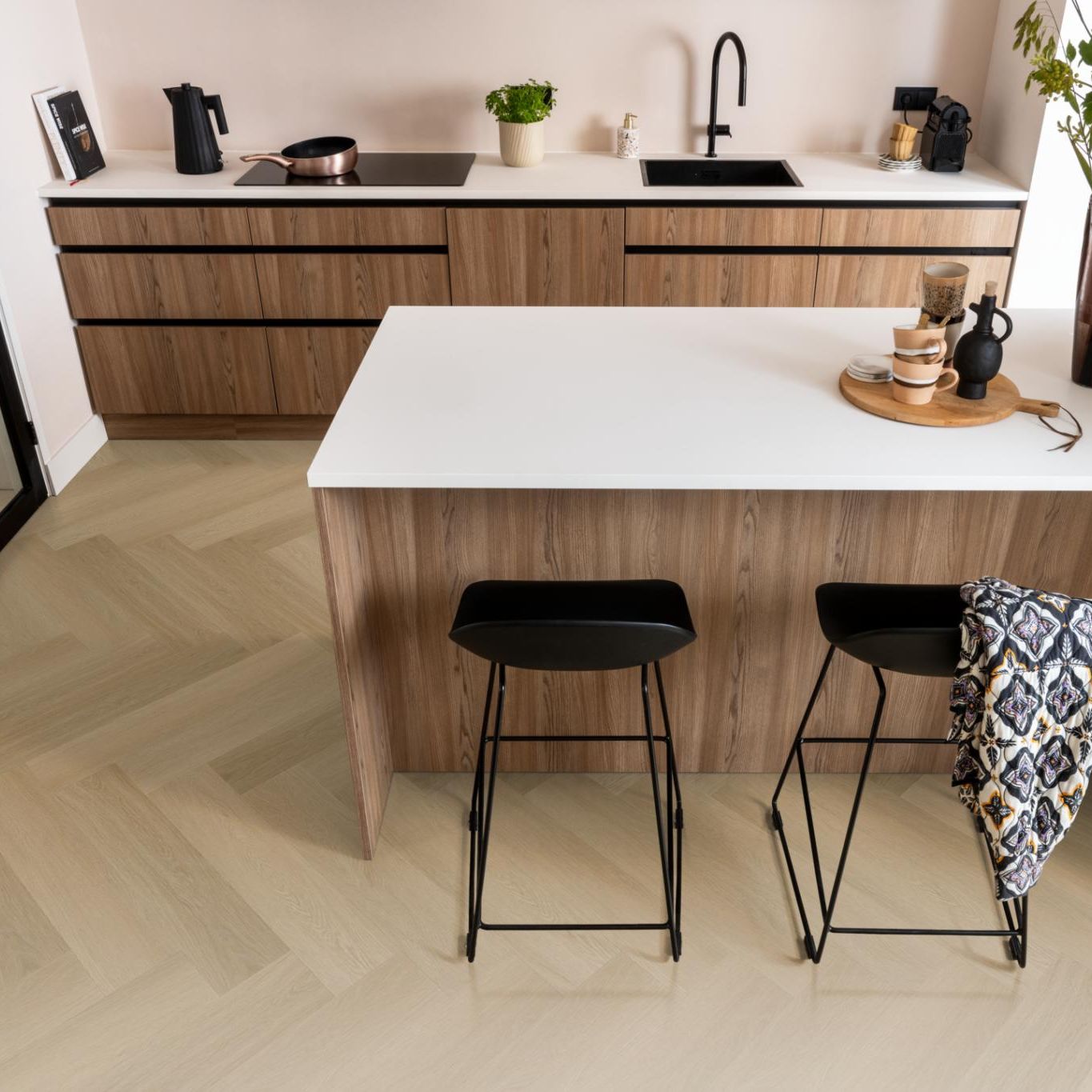 Ambiant Spigato Estino Visgraat Click Warm Oak - Klik PVC Vloer