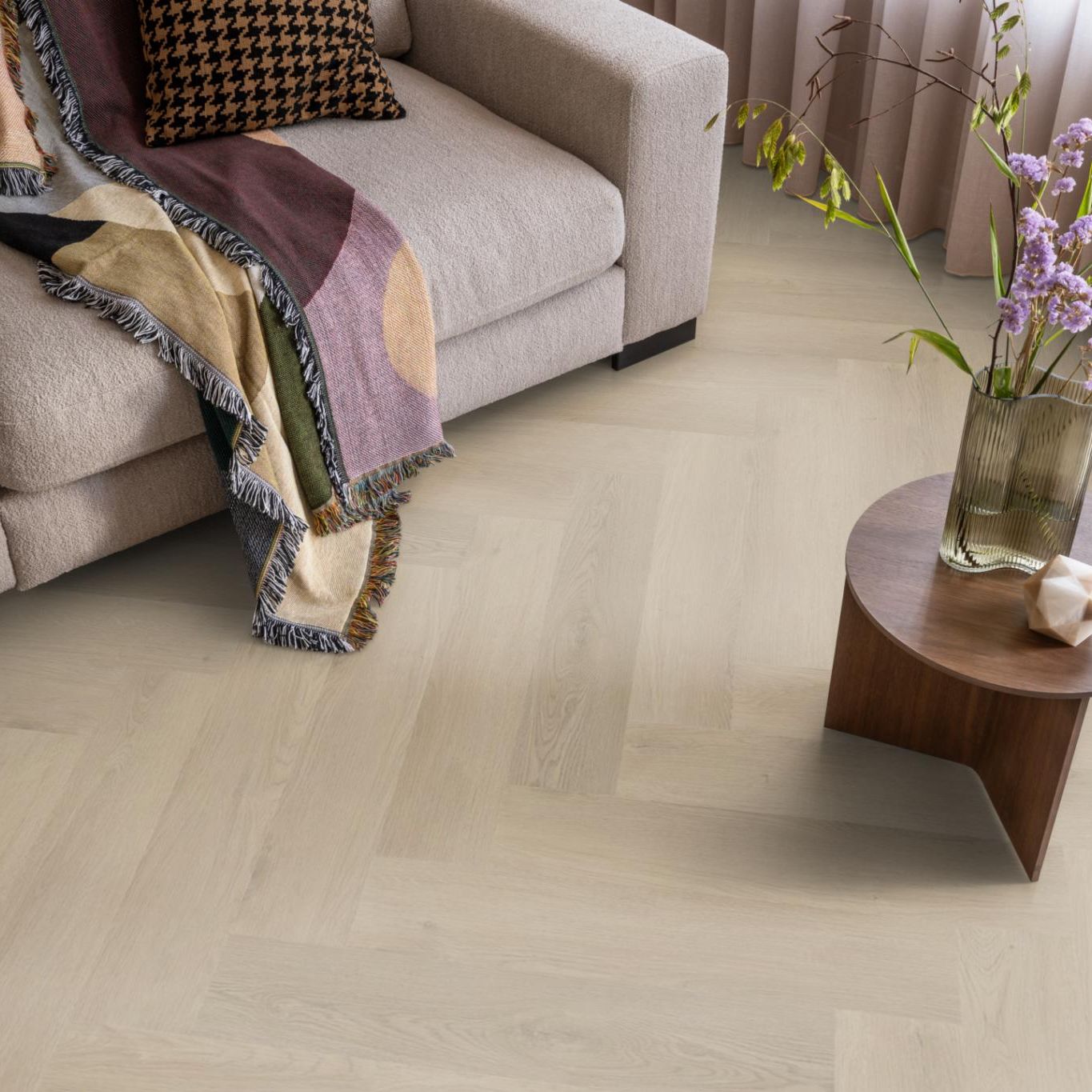 Ambiant Spigato Navaro Visgraat Click Light Oak - Klik PVC Vloer