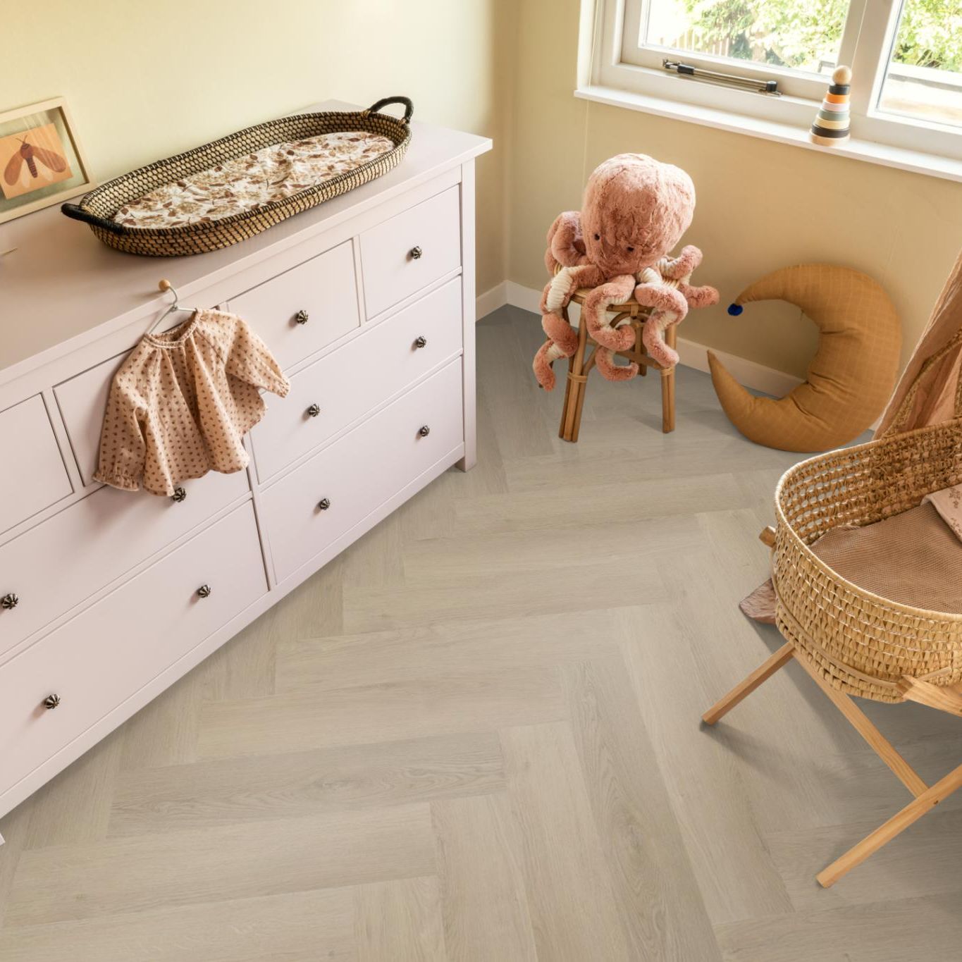 Ambiant Spigato Navaro Visgraat Click Light Oak - Klik PVC Vloer