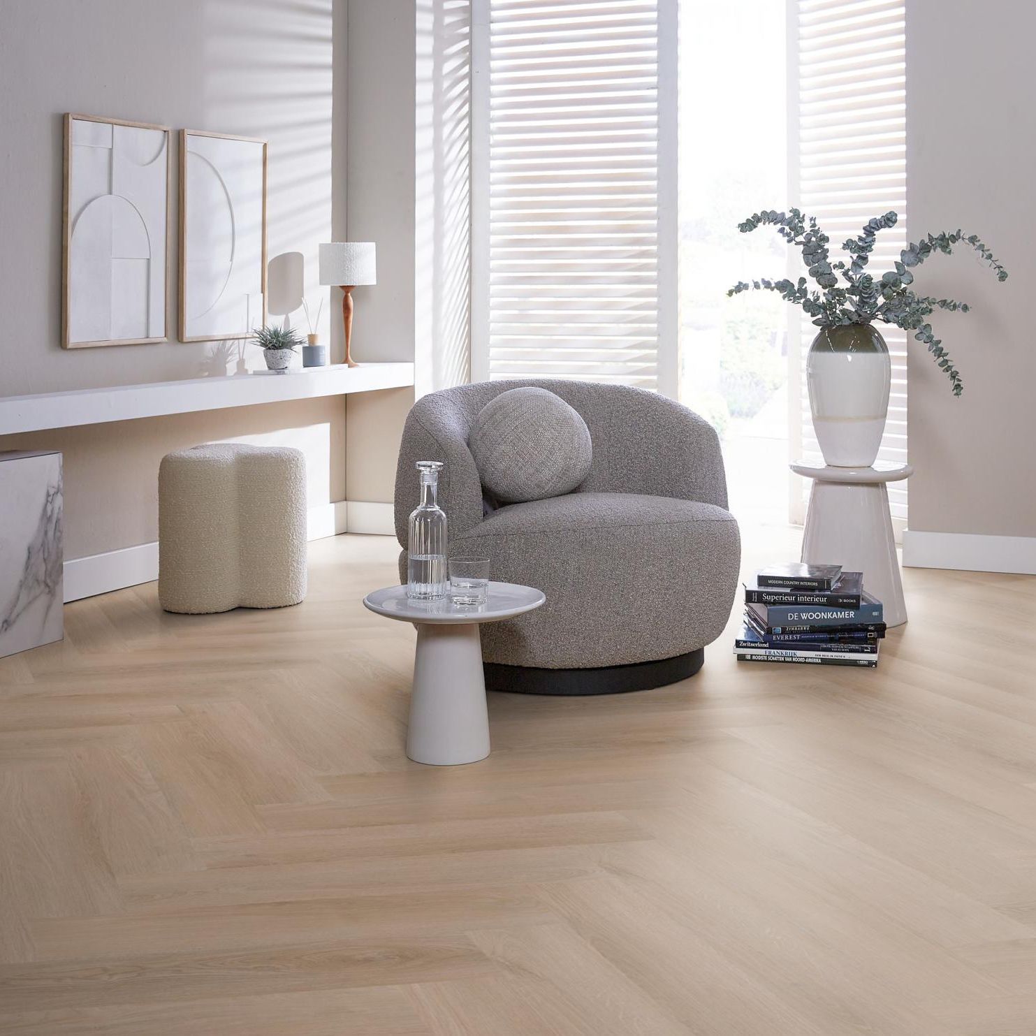 Ambiant Spigato Navaro Visgraat Click Natural Oak - Klik PVC Vloer