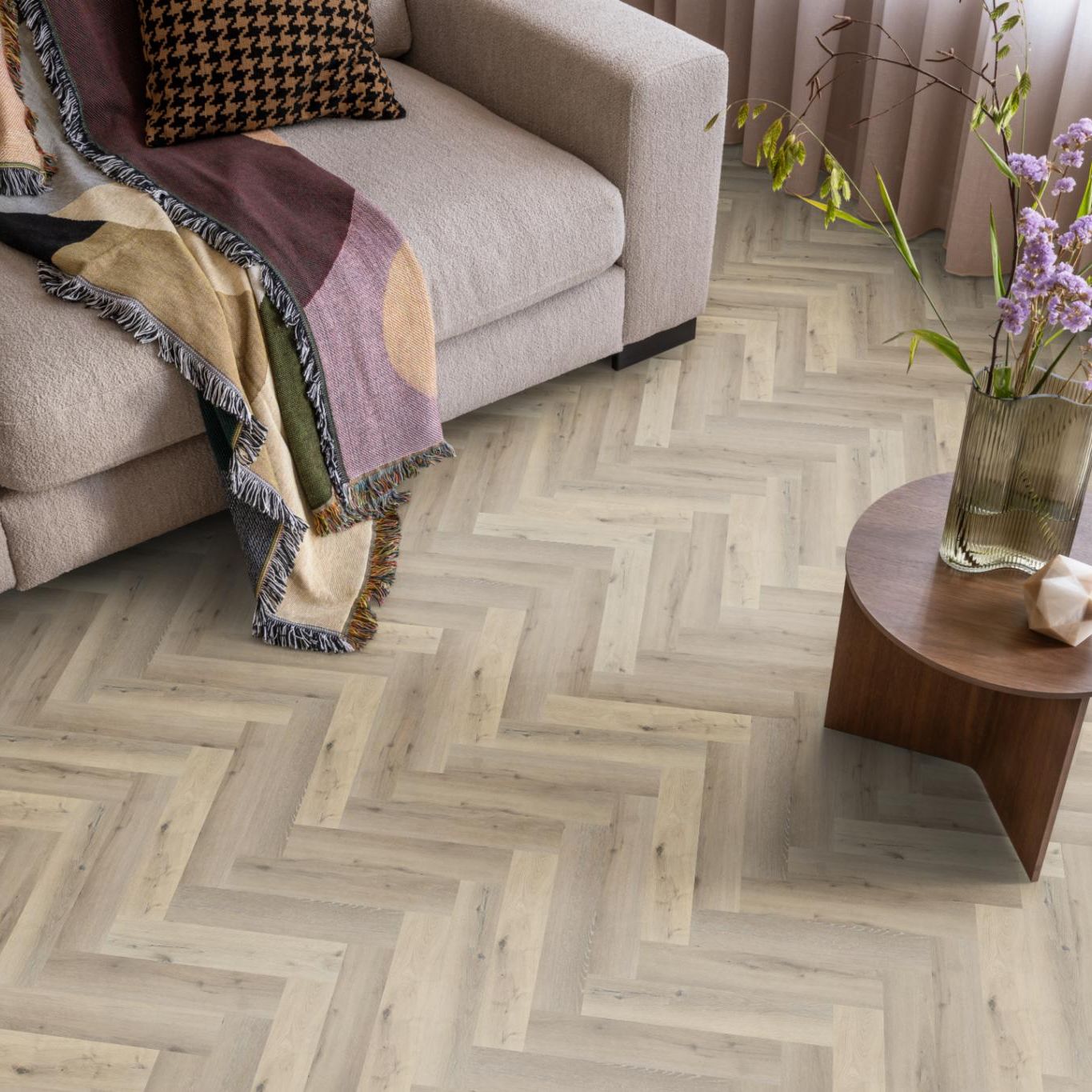 Ambiant Spigato Visgraat Click Light Oak - Klik PVC Vloer