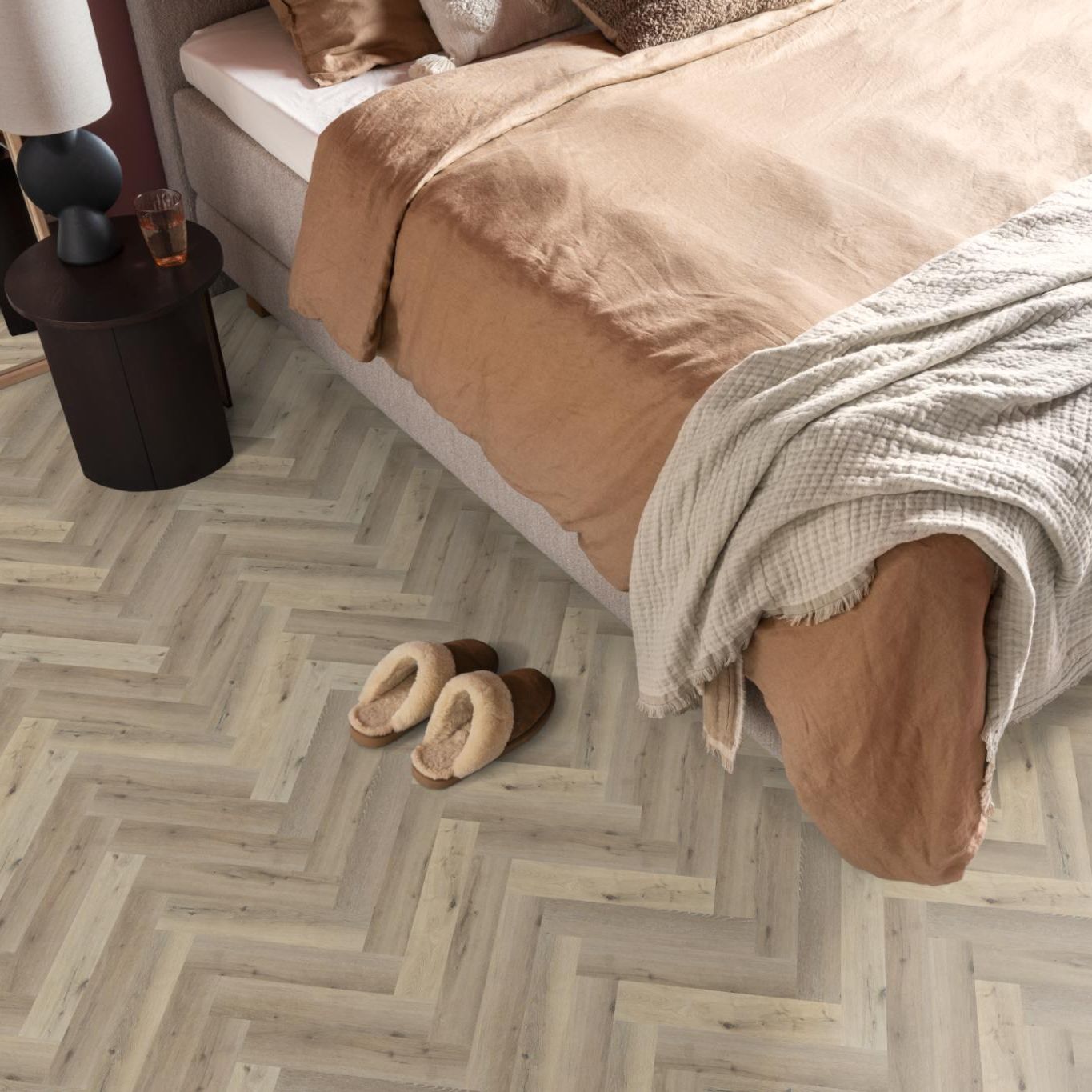 Ambiant Spigato Visgraat Click Light Oak - Klik PVC Vloer