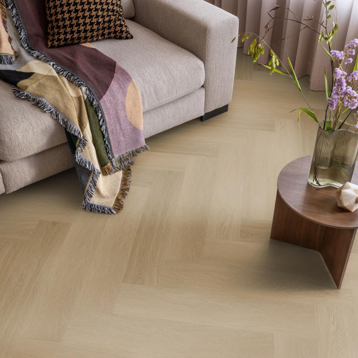 Ambiant Spigato Estino Visgraat Dryback Warm Oak - Plak PVC Vloer