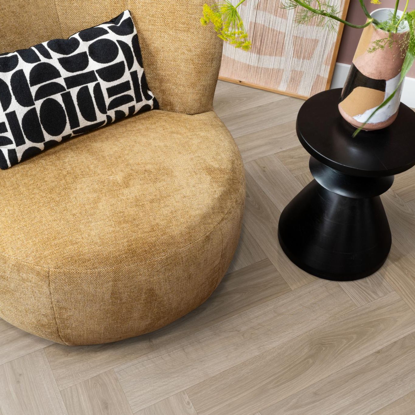Ambiant Supreme 50 Boreal Visgraat Eiken Bruin 4500 Vinyl