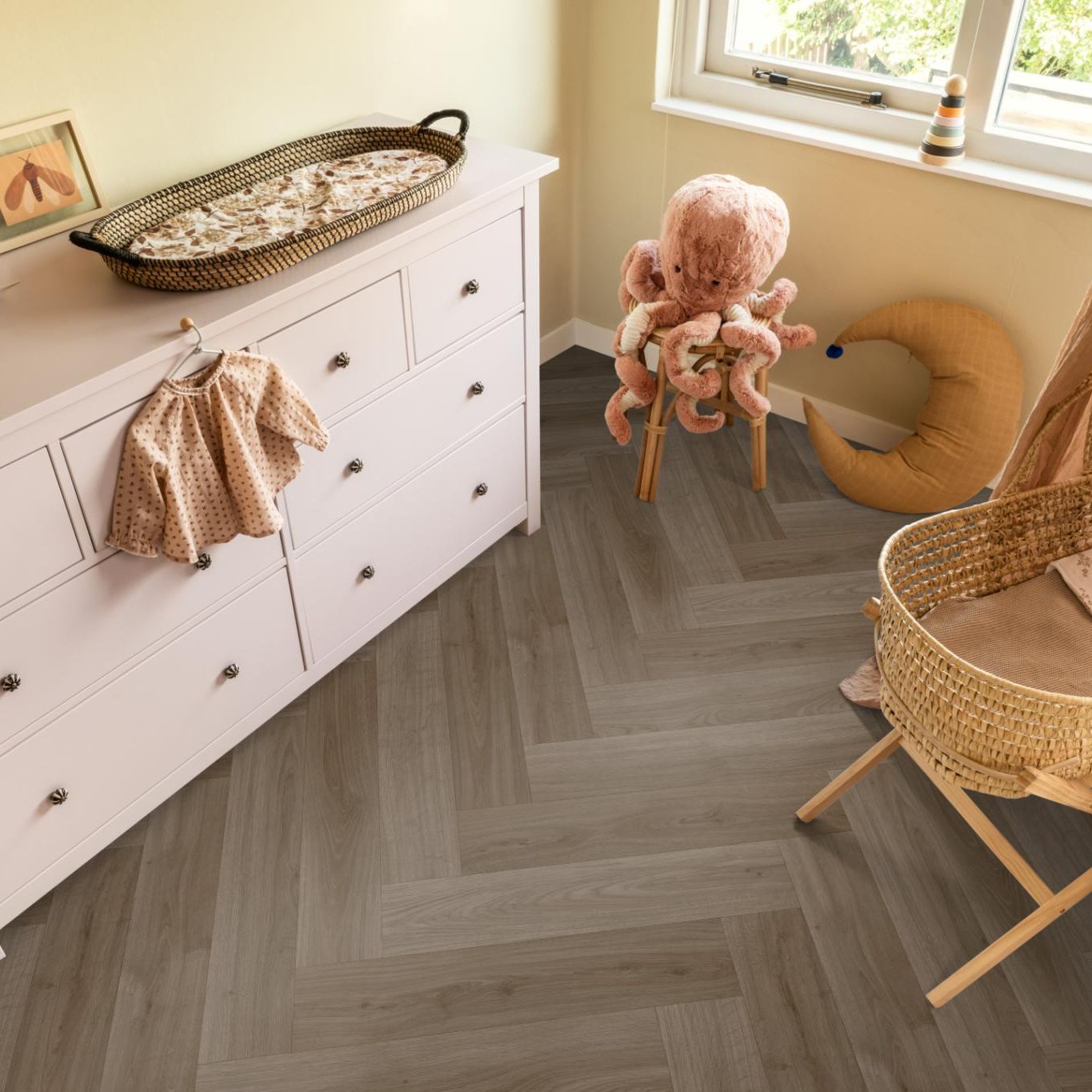 Ambiant Supreme 50 Boreal Visgraat Eiken Donkerbruin 4800 Vinyl