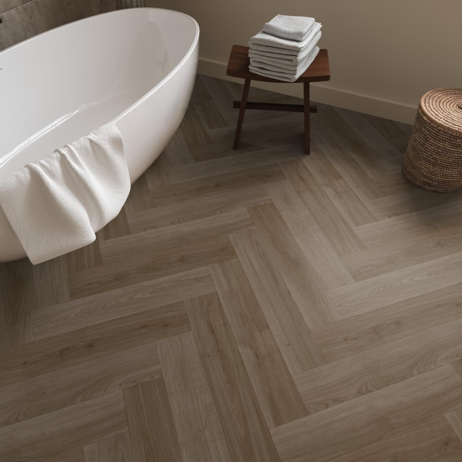 Ambiant Supreme 50 Boreal Visgraat Eiken Donkerbruin 4800 Vinyl