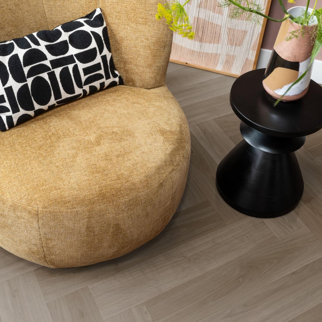 Ambiant Supreme 50 Boreal Visgraat Eiken Donkerbruin 4800 Vinyl
