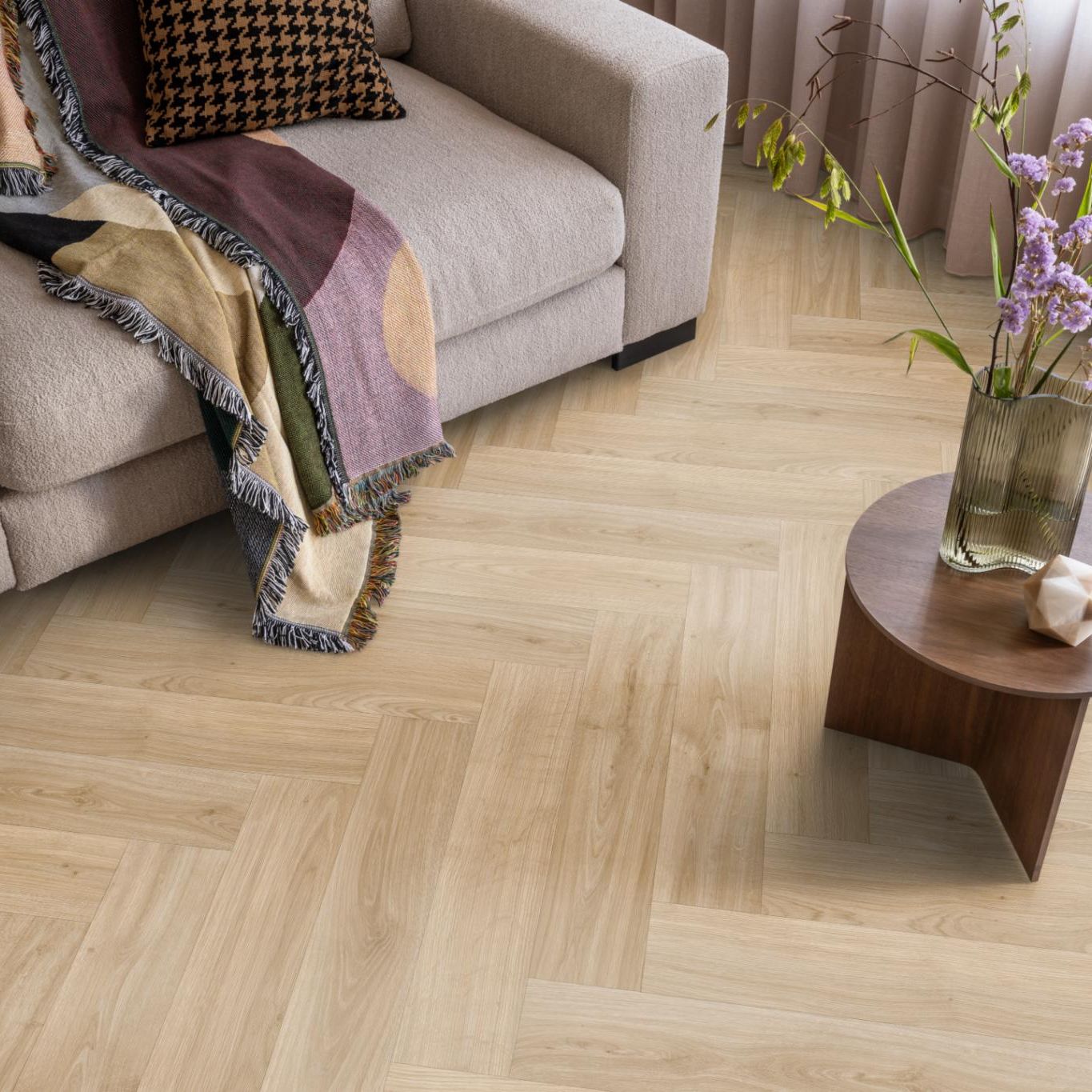 Ambiant Supreme 50 Boreal Visgraat Eiken Naturel 3800 Vinyl