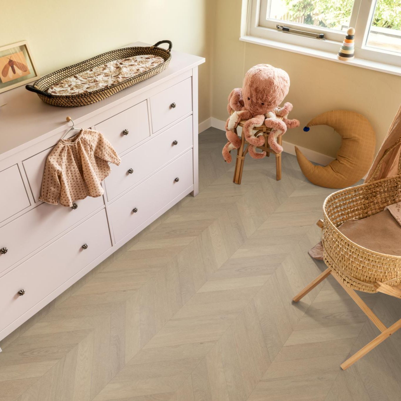 Ambiant Supreme 50 Hongaarse Punt 3202 Naturel - Vinyl