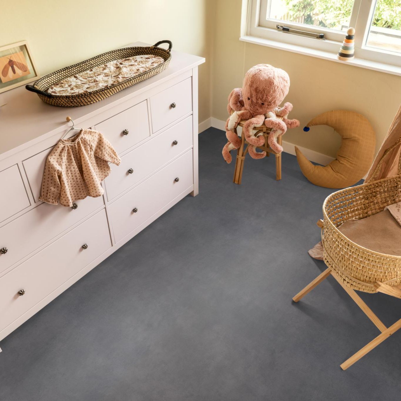 Ambiant Supreme Beton 5708 Antraciet - Vinyl