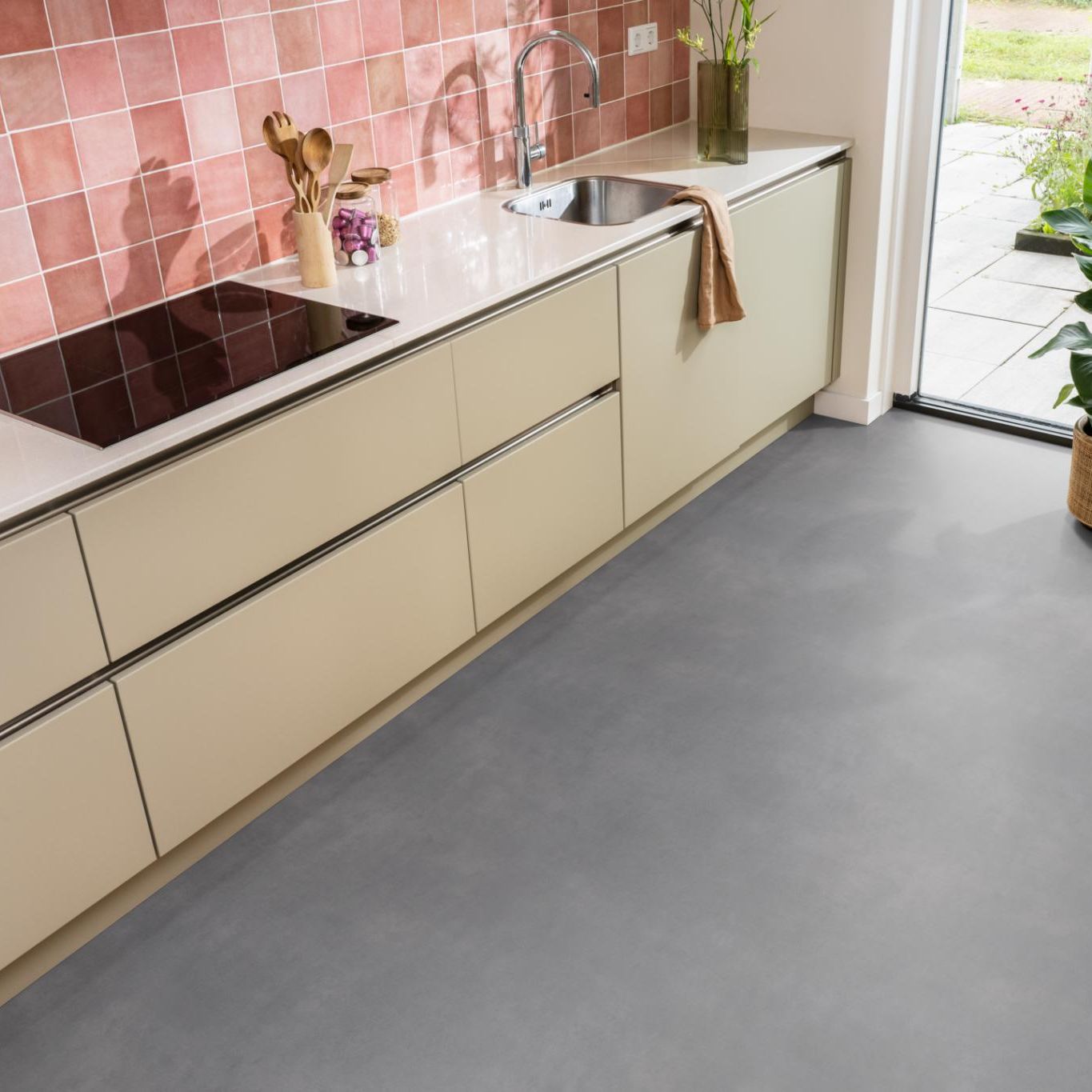Ambiant Supreme Beton 5708 Antraciet - Vinyl