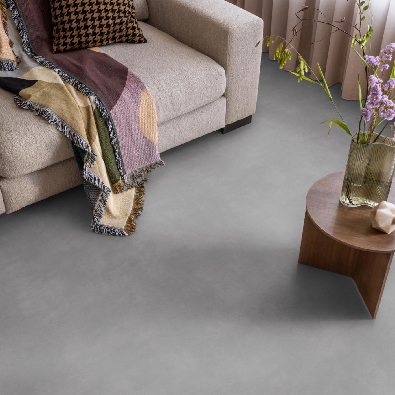 Ambiant Supreme Beton 5710 Middengrijs - Vinyl