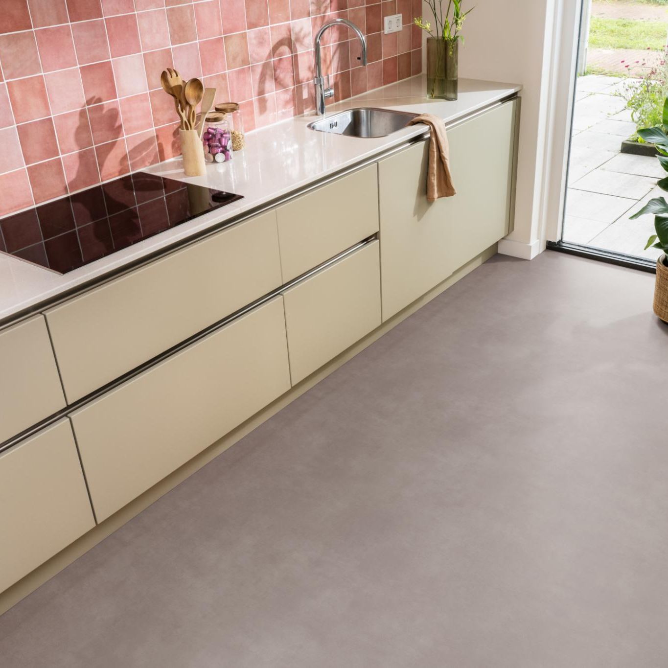 Ambiant Supreme Beton 5711 Bruingrijs - Vinyl