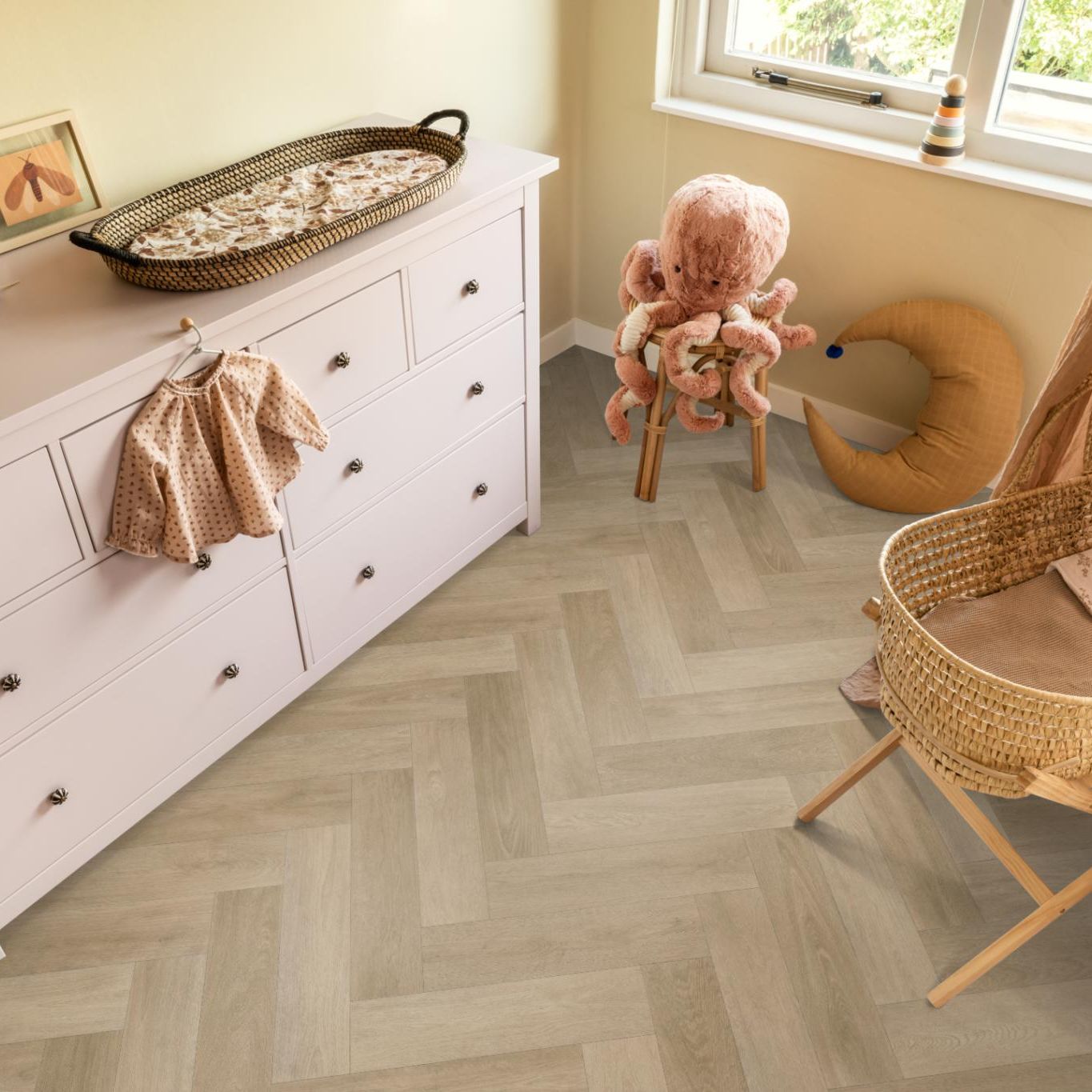 Ambiant Supreme Patagonia 5931 Visgraat Beige - Vinyl