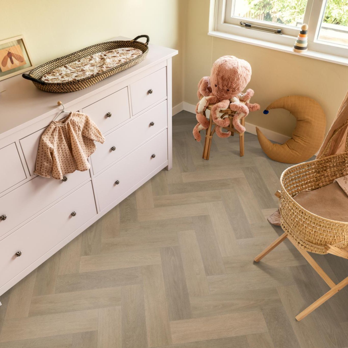 Ambiant Supreme Patagonia 5932 Visgraat Naturel - Vinyl