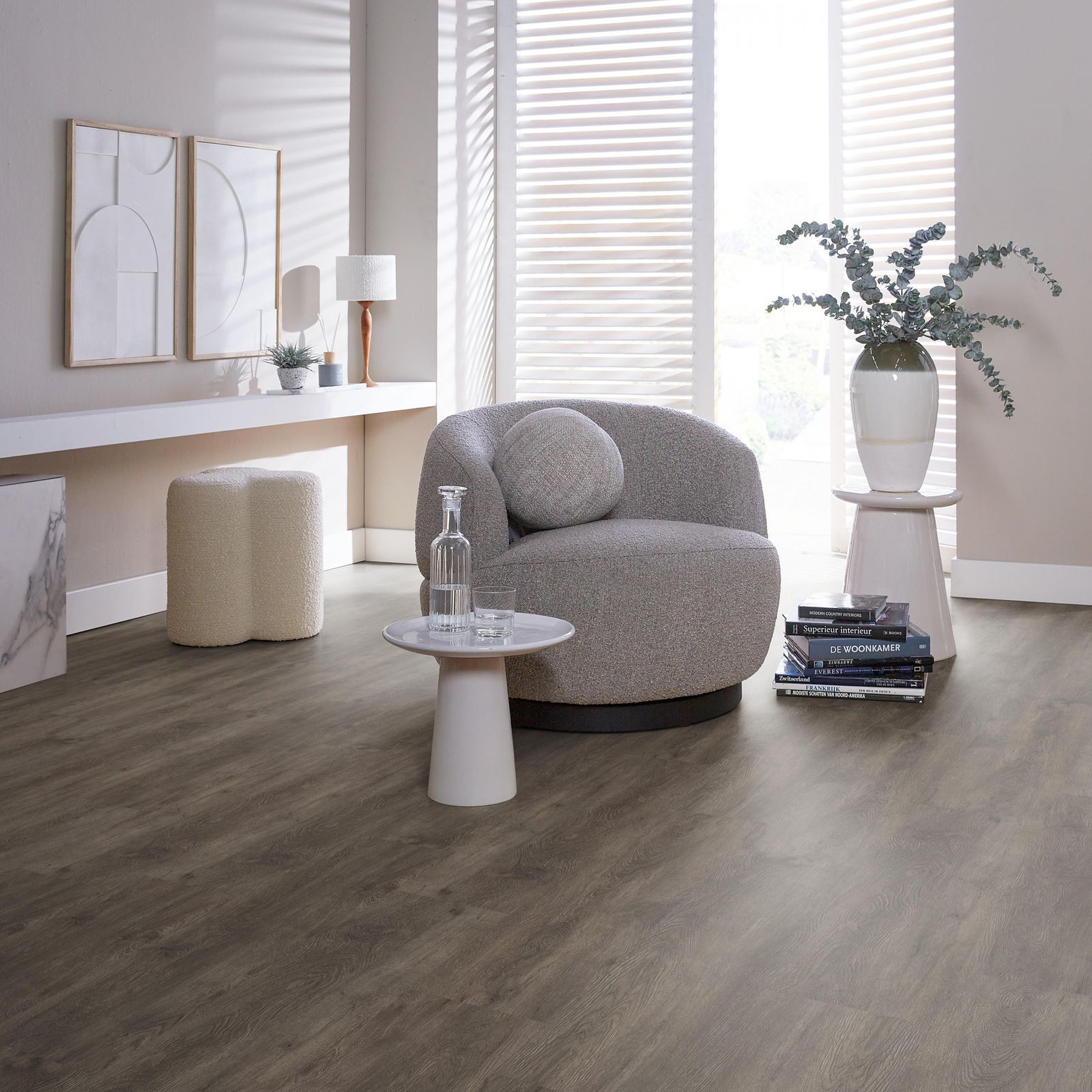 Ambiant Supremo Click Dark Grey - Klik PVC Vloer