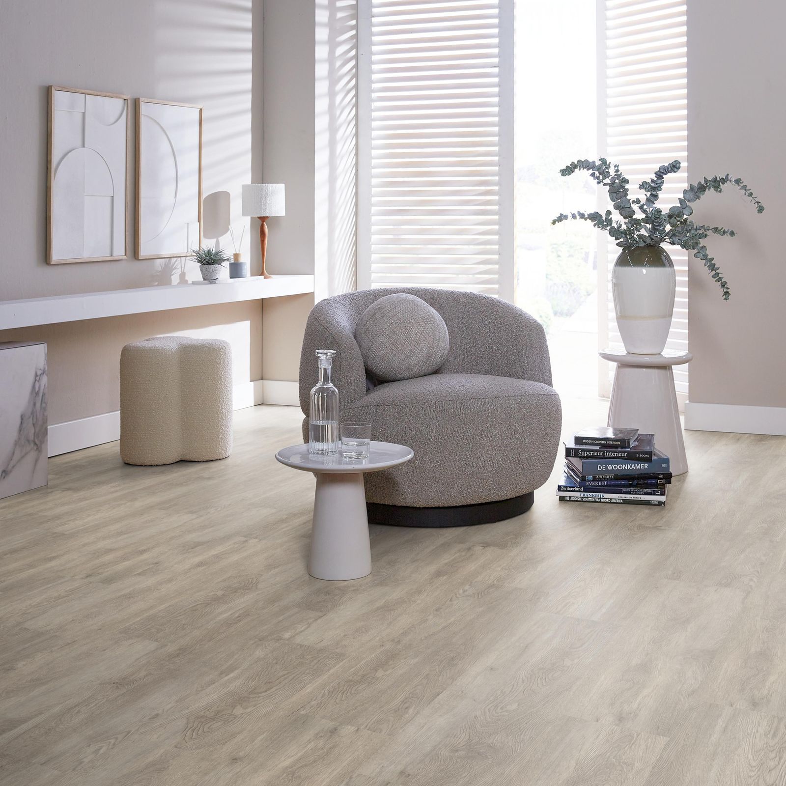 Ambiant Supremo Click Light Grey - Klik PVC Vloer