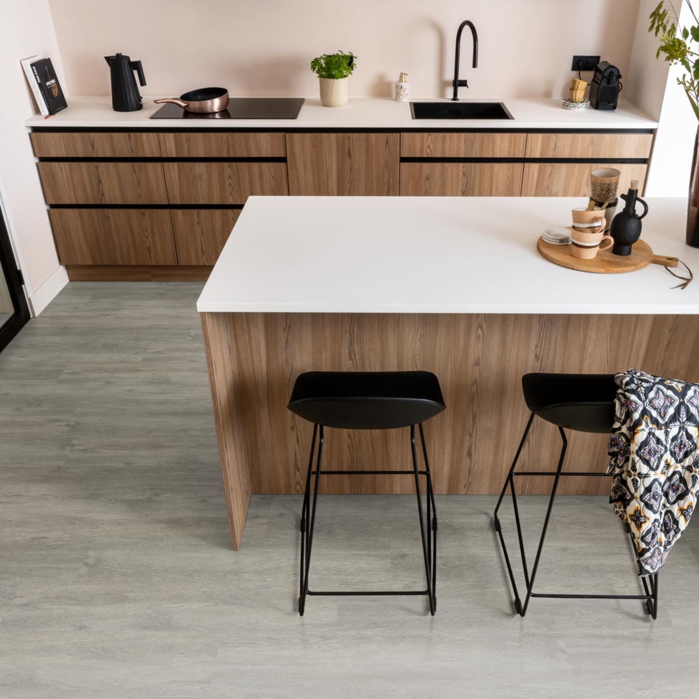 Ambiant Supremo Dryback Grey - Plak PVC Vloer