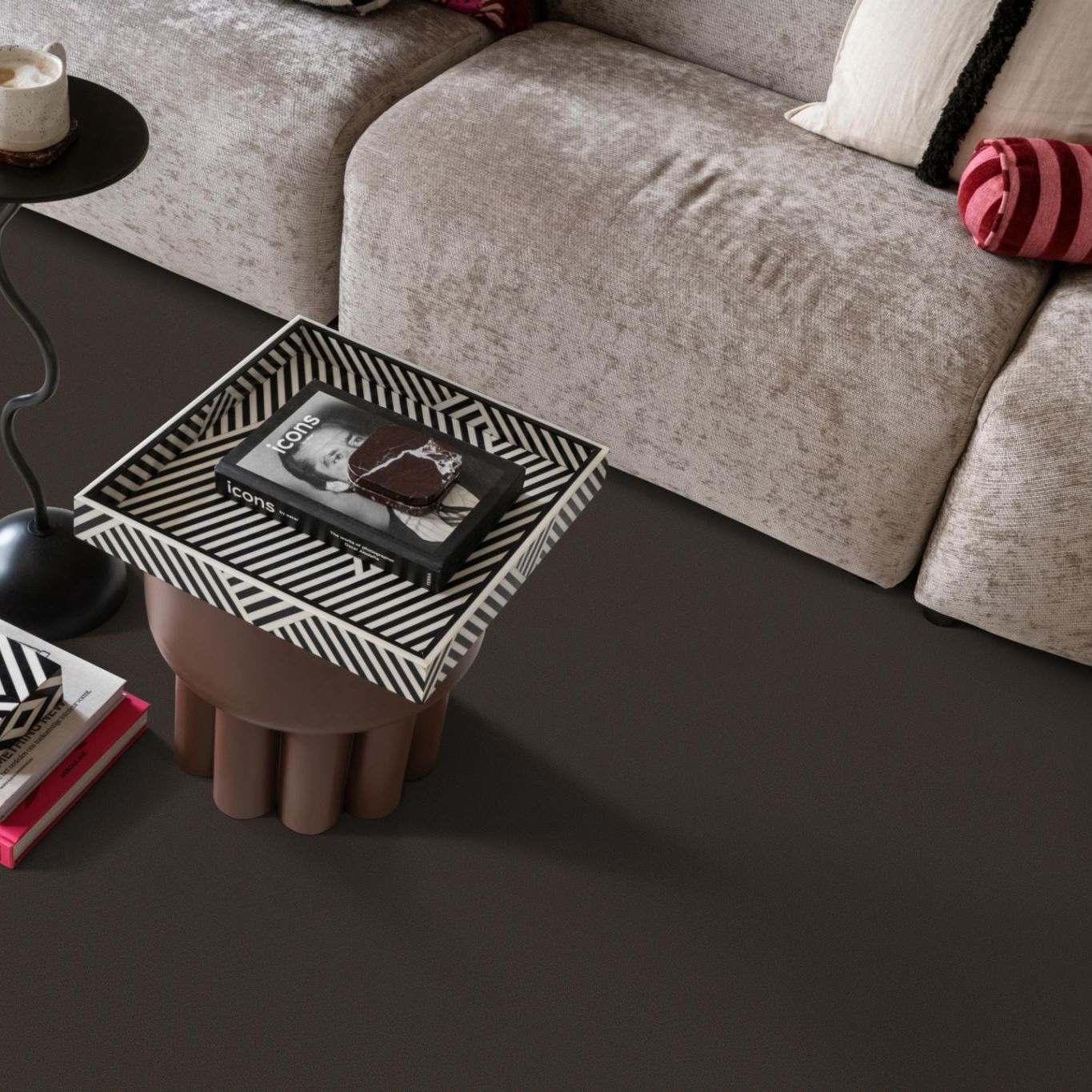 Ambiant Traffic Mokka 0610 - Vloerbedekking - Tapijt